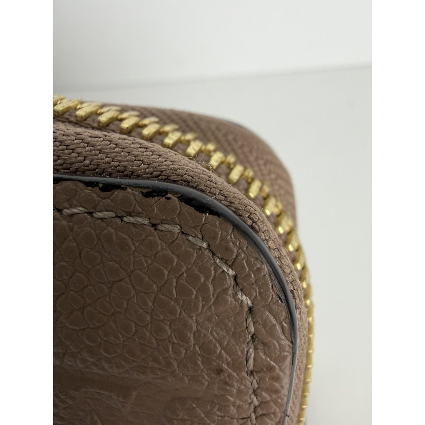 Louis Vuutton Zippy Wallet Beige Empreinte Leather & Monogram Pattern 2017 K1