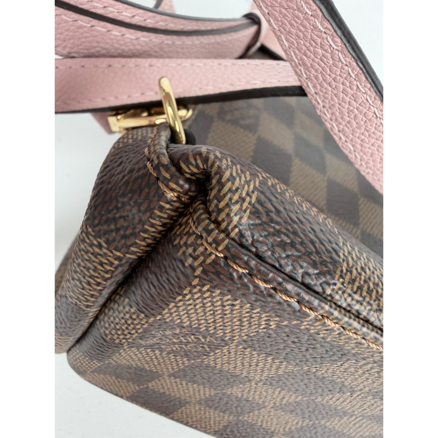 Louis Vuitton Clapton Backpack in Magnolia & Damier Ebene Coated Canvas 2019 S