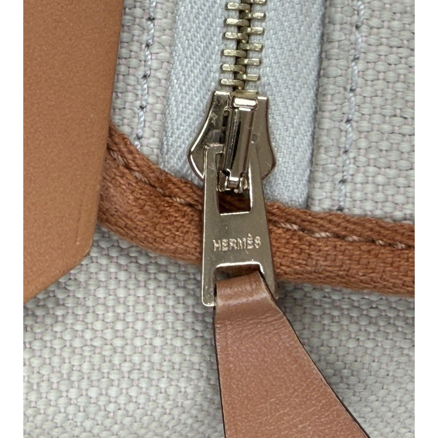 Hermes Herbag Zip 31 Bag in Toile Militaire Canvas Vache Hunter Leather 2022
