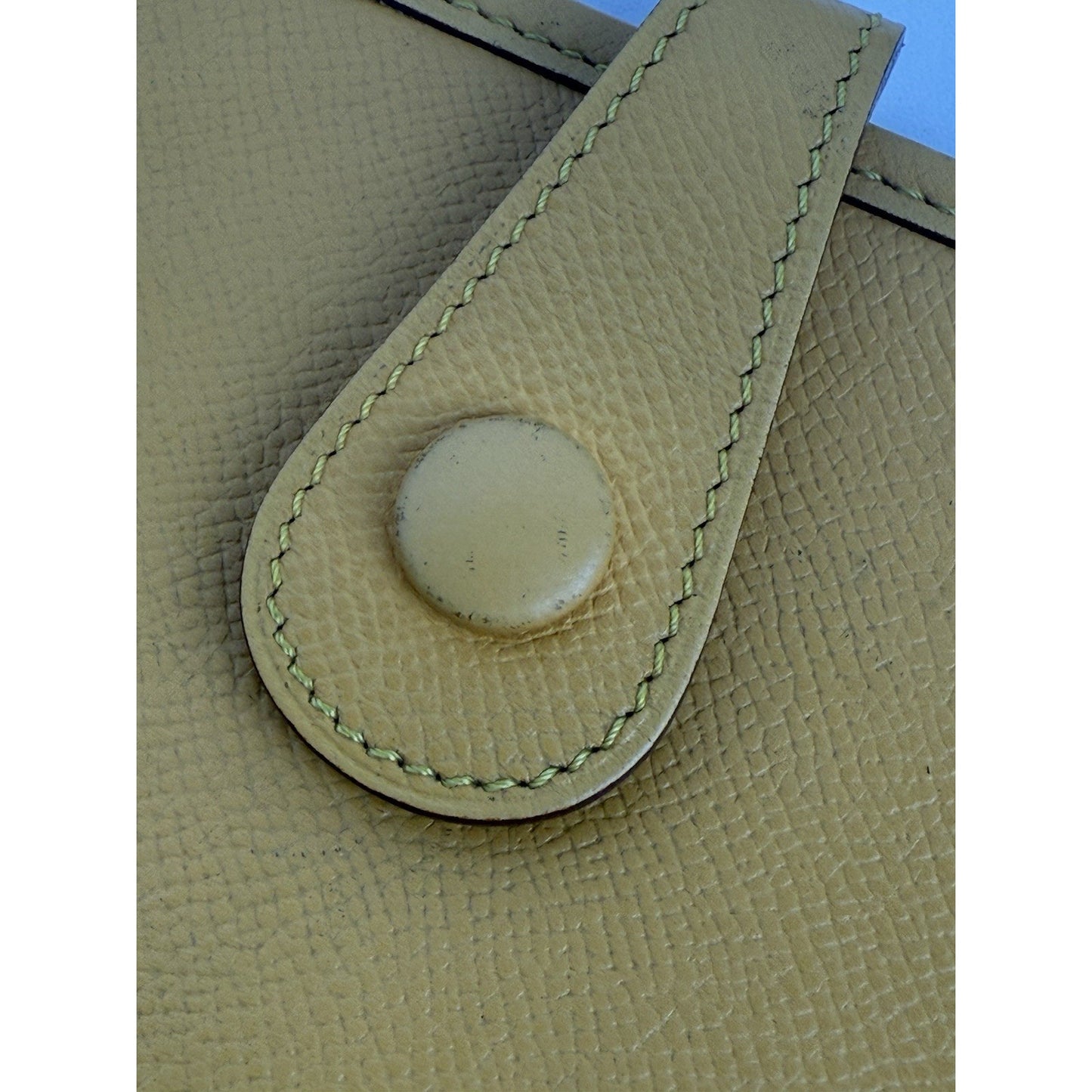 Hermès Evelyne Petit Modèle (PM) Yellow/Mustard Women's Crossbody Bag