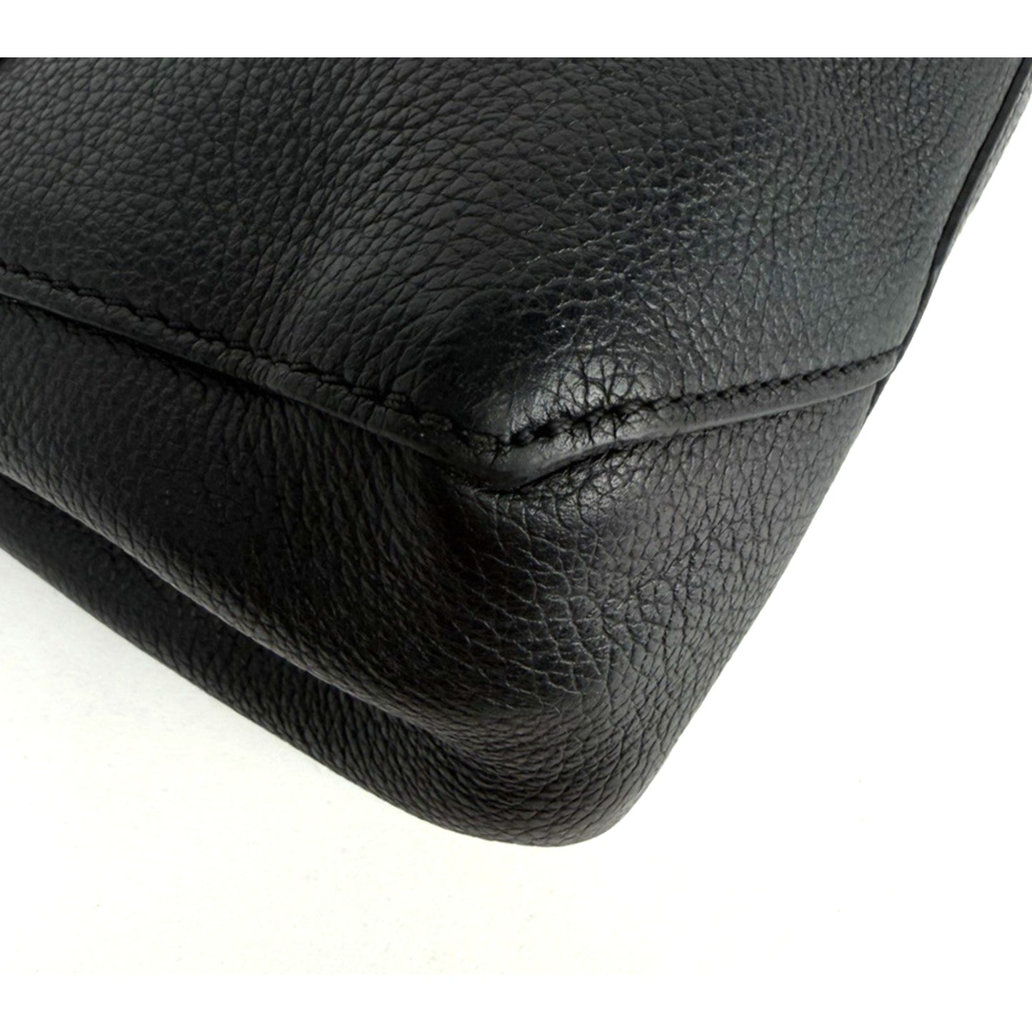 Louis Vuitton Lockme II BB Handbag in Black Pebbled Leather 2016 S-10