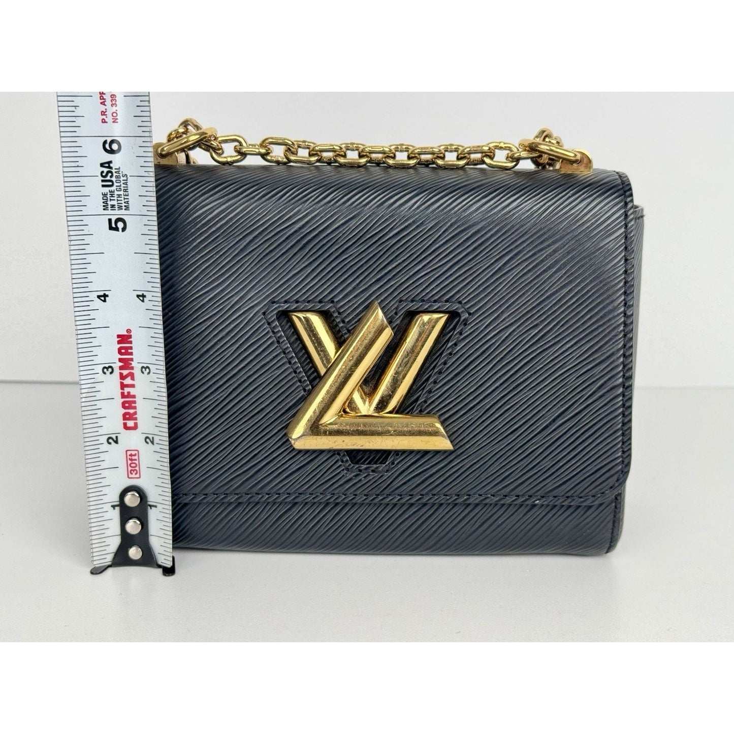 Louis Vuitton Twist MM Bag Black Epi Leather