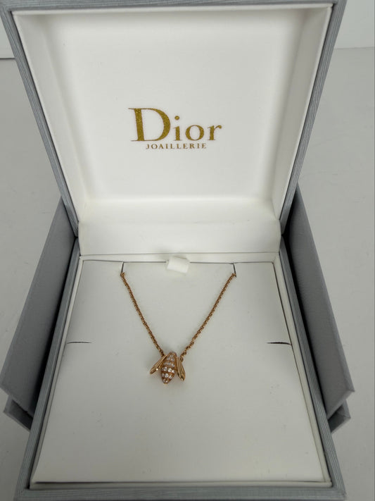 Christian Dior Bee Necklace in Gold-tone HW Y