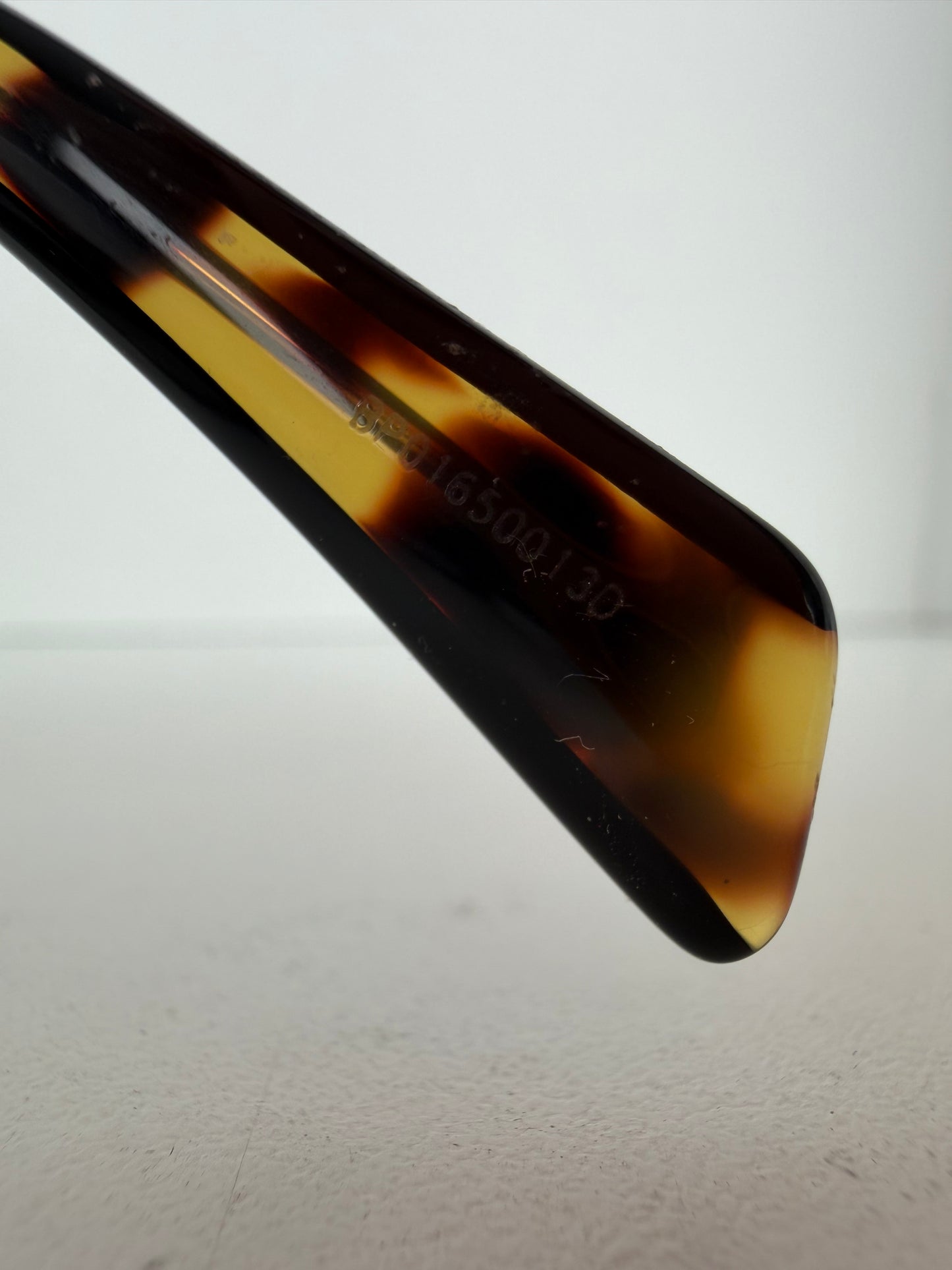 Prada PR15WS Rectangular Sunglasses in Black/Medium Tortoise Frame with Gray Gradient Lenses YK-3