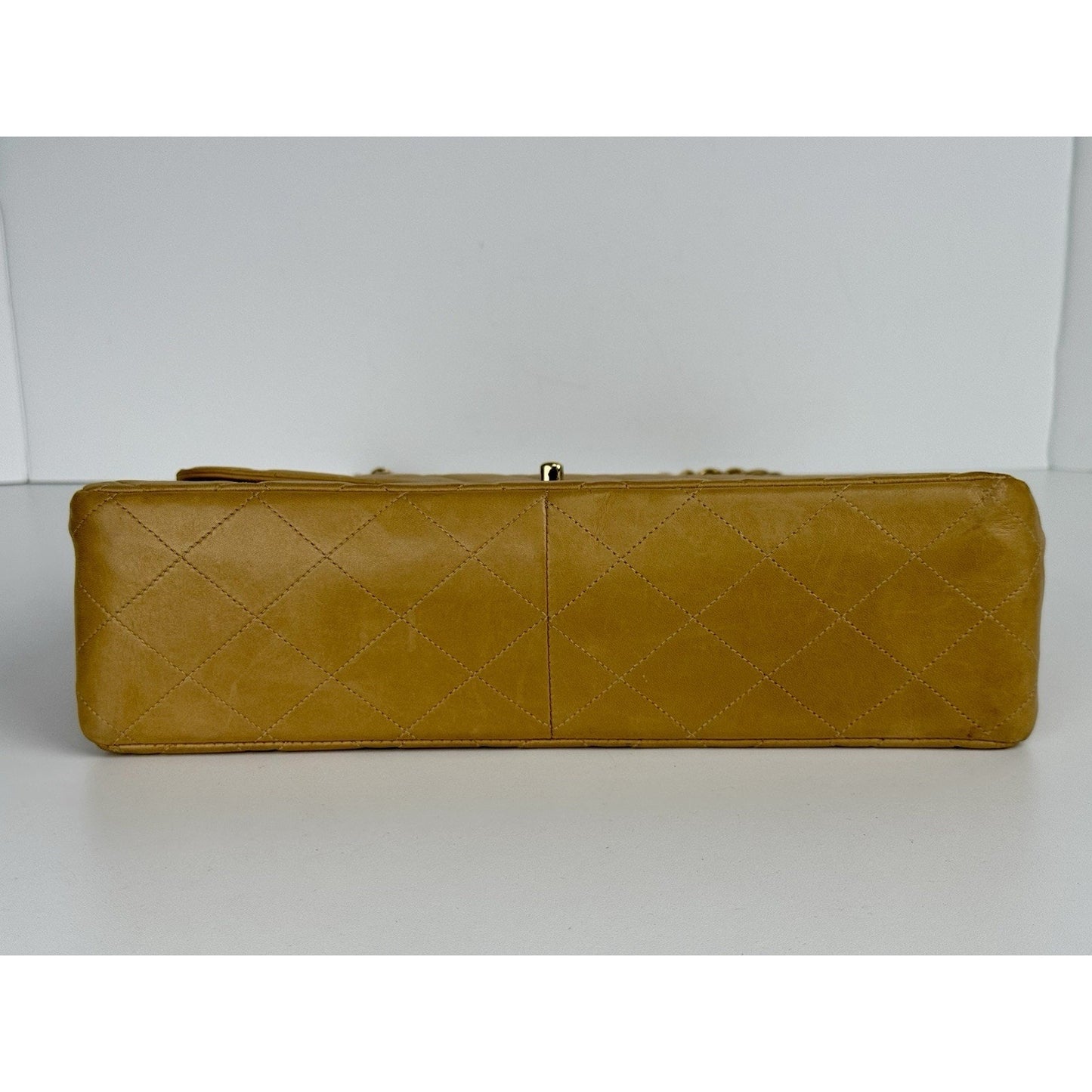 Chanel Classic Flap Bag in Caramel Quilted Lambskin Leather (2002-2003) D-8