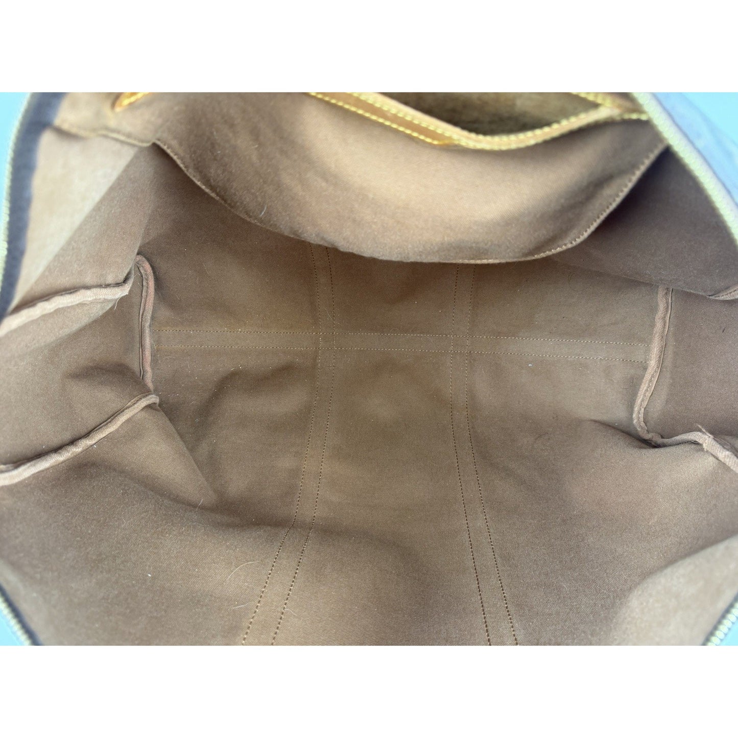 Louis Vuitton Monogram Sac Flanerie Bag Vintage Brown LV Monogram Canvas 1995 S