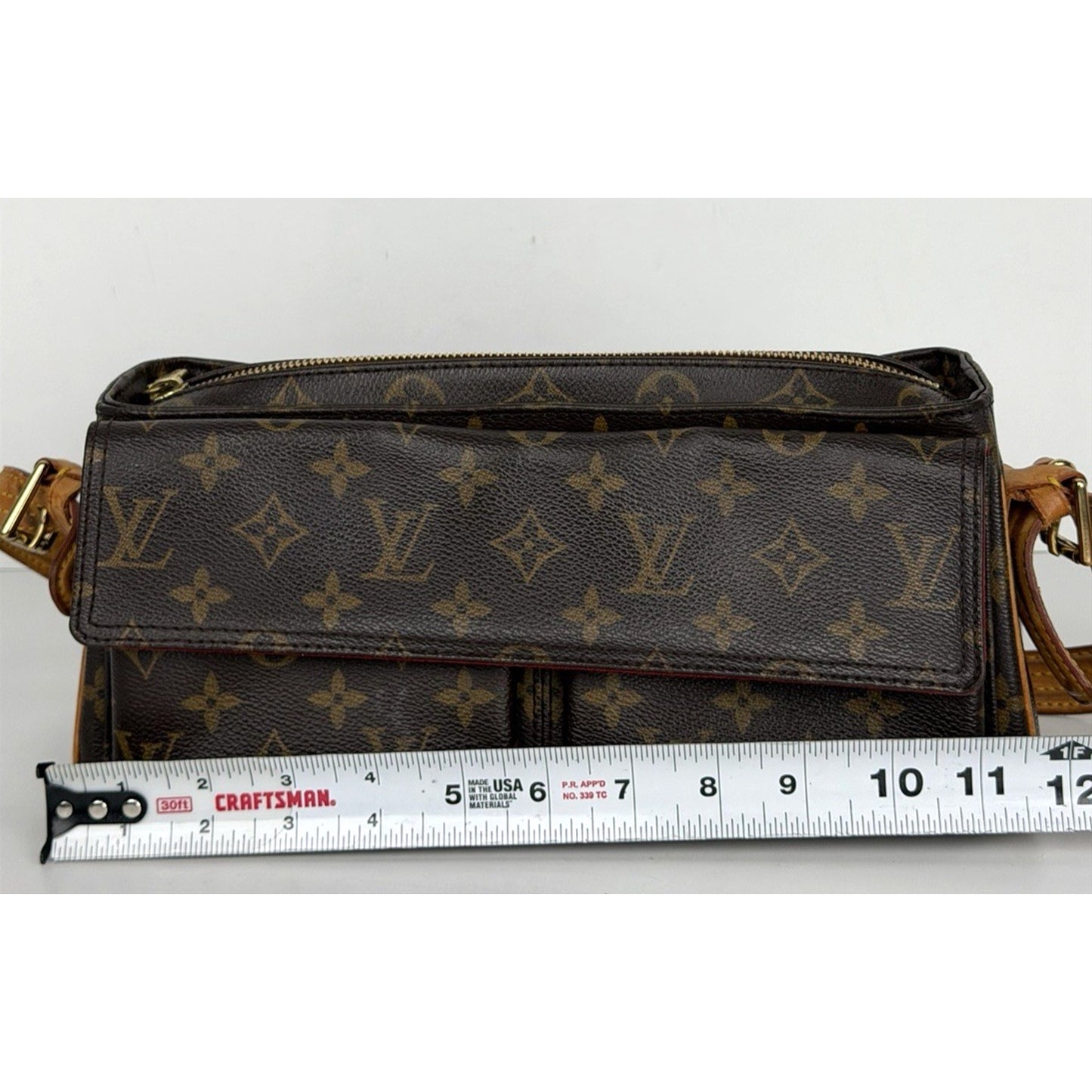 Louis Vuitton Viva-Cite MM Shoulder Bag in Brown Monogram Coated Canvas 2004 S14