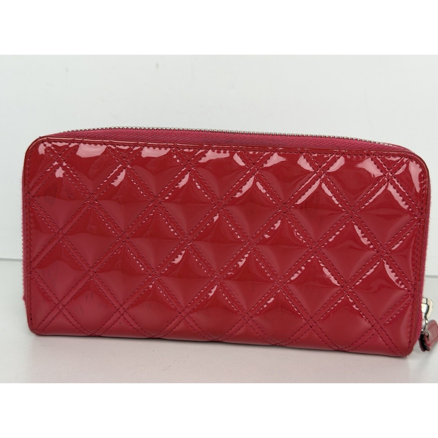Chanel Brilliant Matelasse Long Zip-Around Wallet Pink Patent Leather 2014-2015