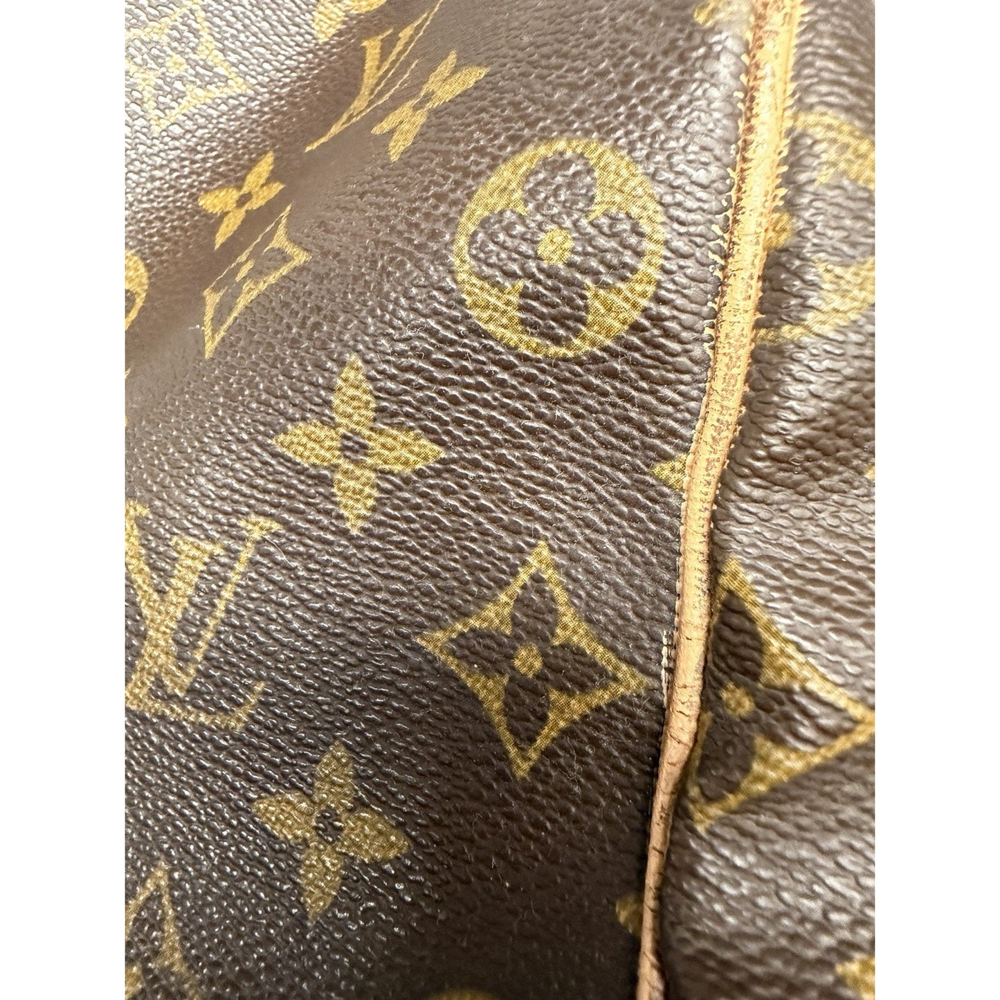 Louis Vuitton Monogram Sac Flanerie Bag Vintage Brown LV Monogram Canvas 1995 S
