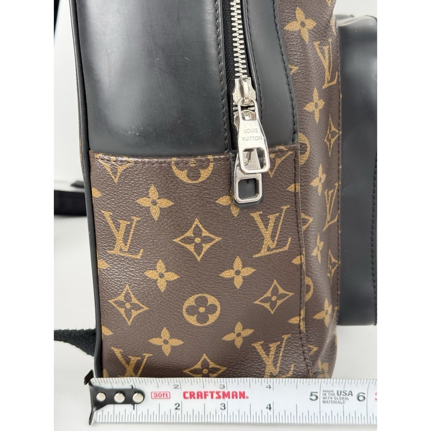 LOUIS VUITTON Louis Vuitton Monogram Macassar Josh Backpack