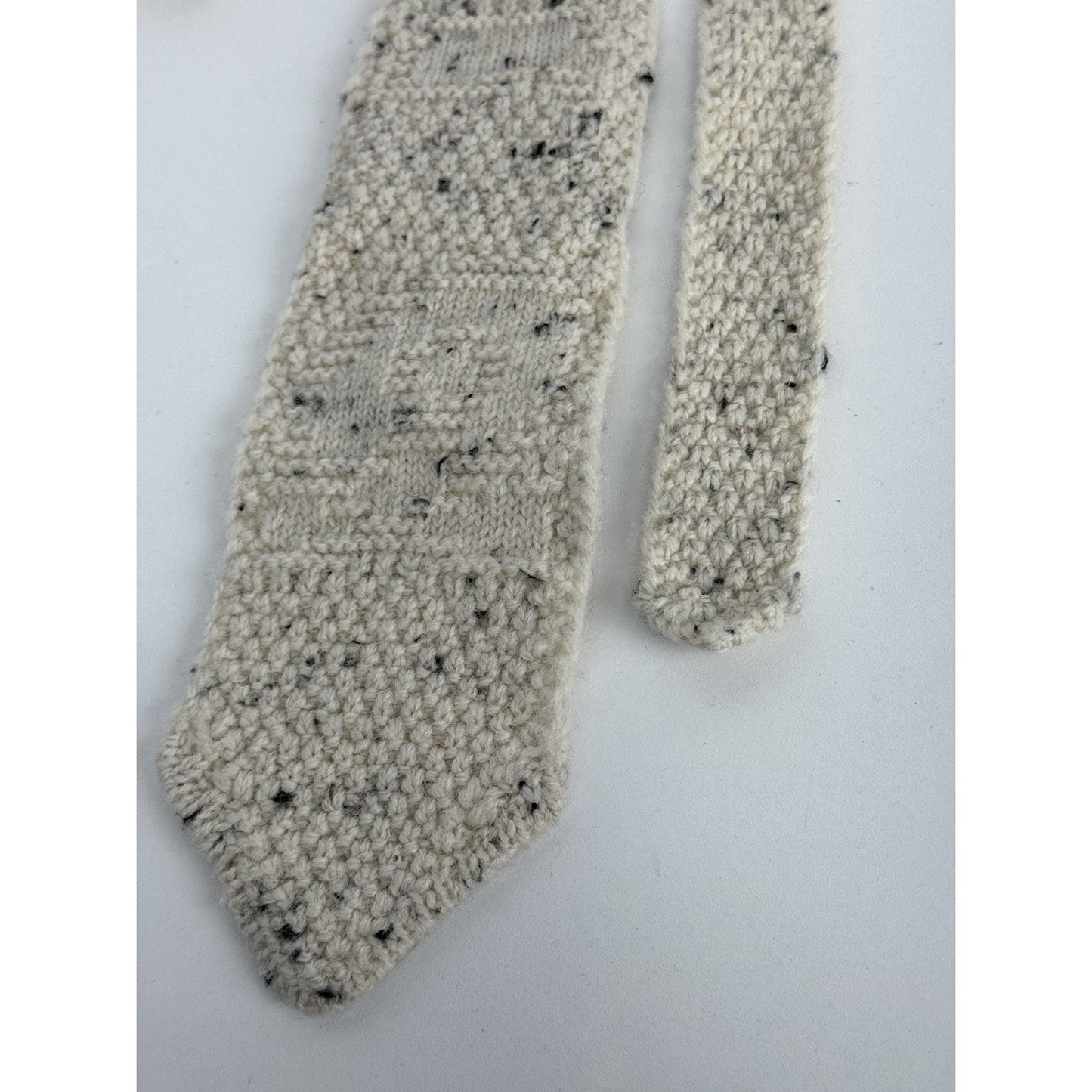Bottega Veneta Mixed Stitch Wool Blend Tie