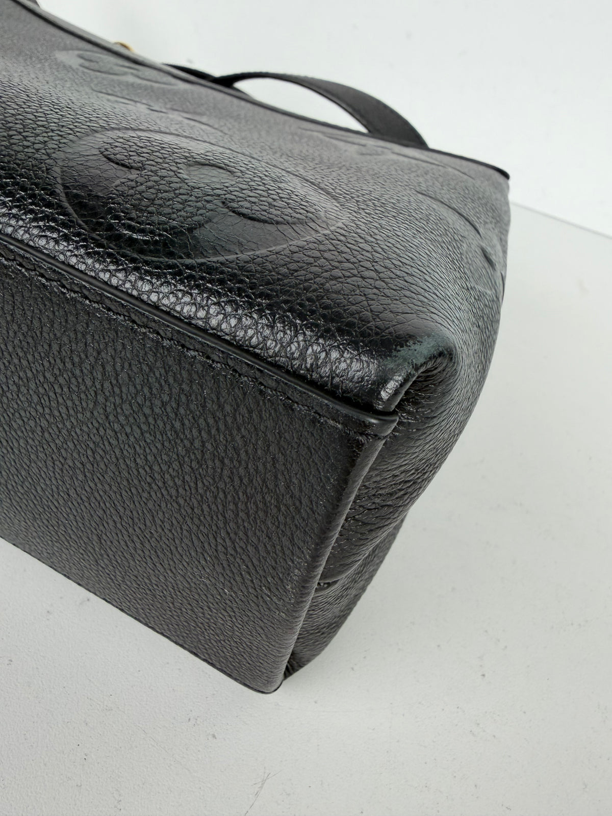 Louis Vuitton Madeleine MM Handbag LV Monogram in Black Empreinte Leather NFC YS2