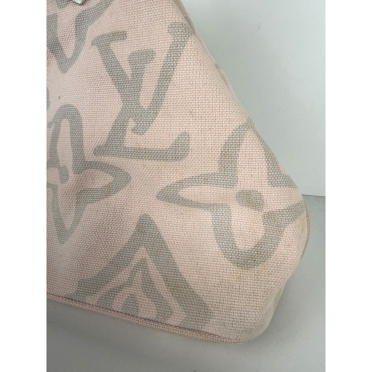 Louis Vuitton Limited Edition Tahitienne Cabas GM Bag Pink Canvas 2008 S