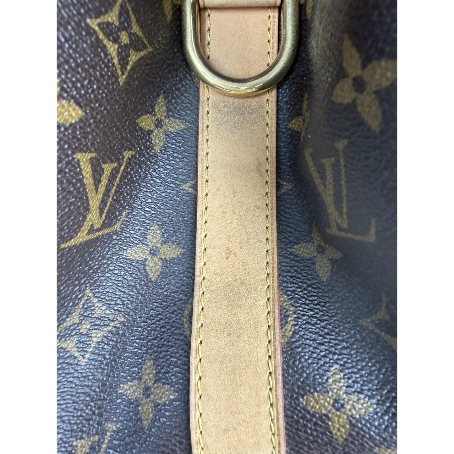 Louis Vuitton Neo MM Bucket Shoulder Bag Brown LV Monogram Coated Canvas 2010 S