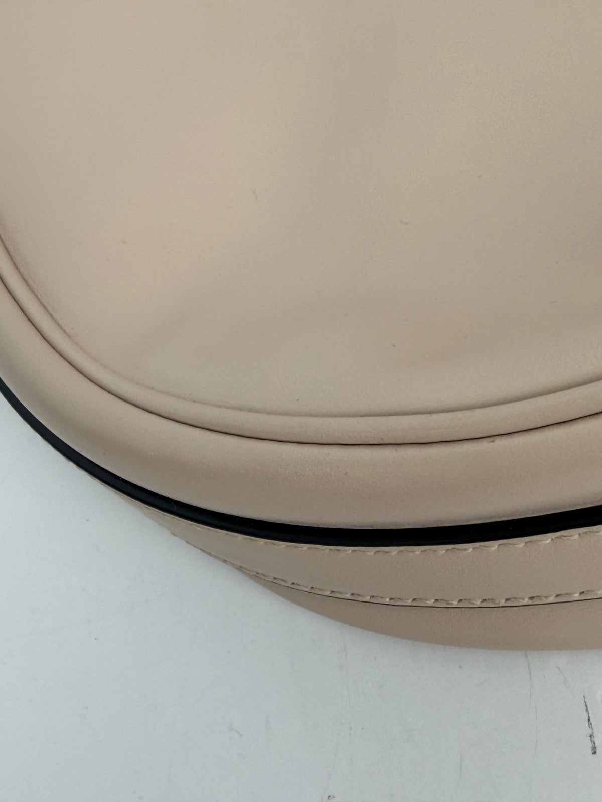 Prada Arque Small Leather Shoulder Bag in Beige Leather YC5