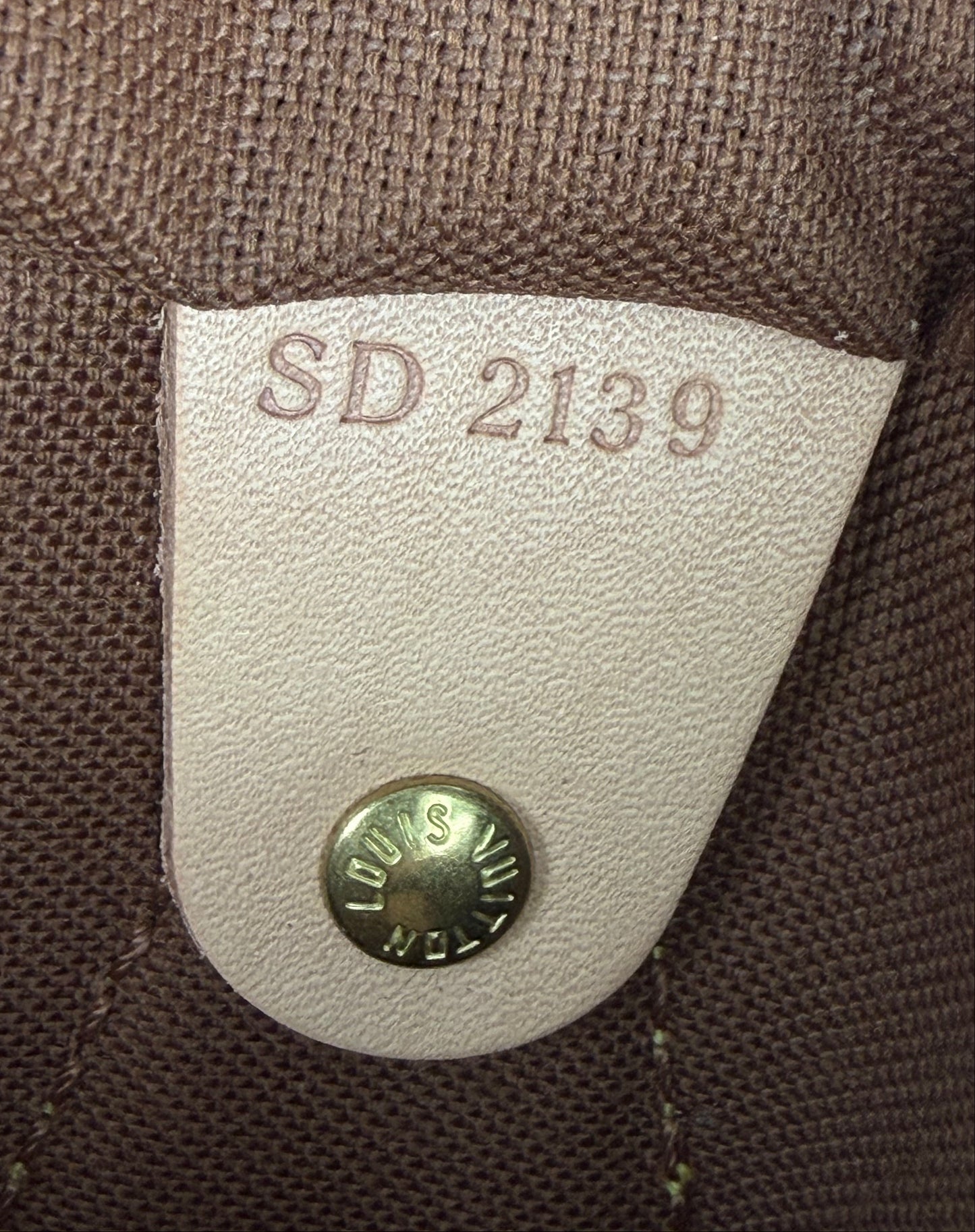 Louis Vuitton Monogram Speedy 30 Bag in Brown LV Monogram Coated Canvas 2019 C-9