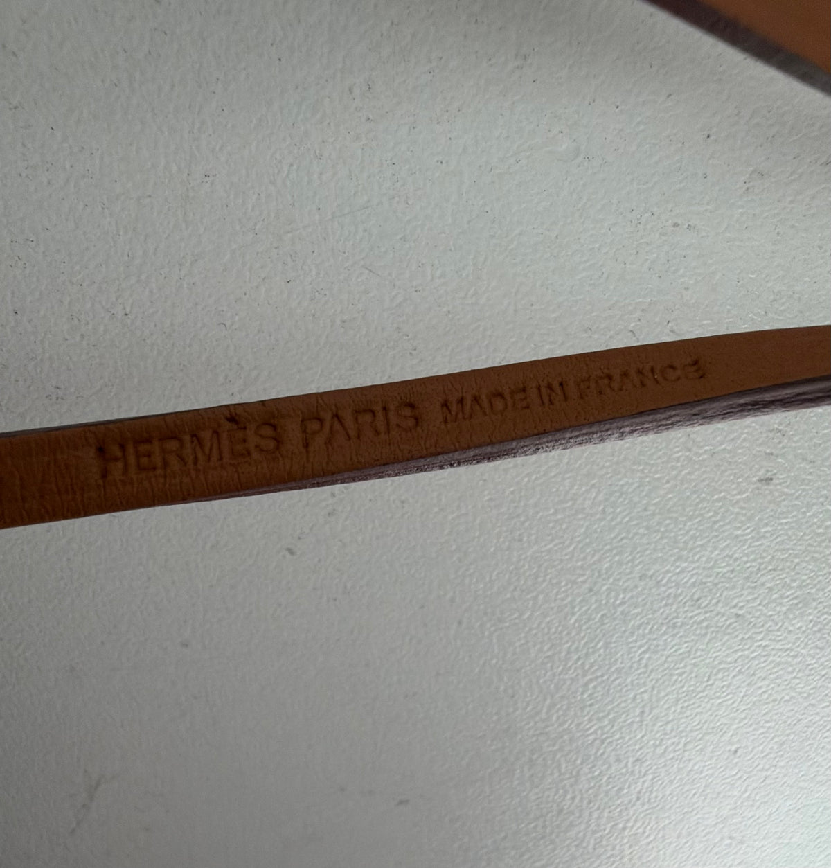 Hermes Fingerskate Charm in Goatskin Swift Calfskin K3