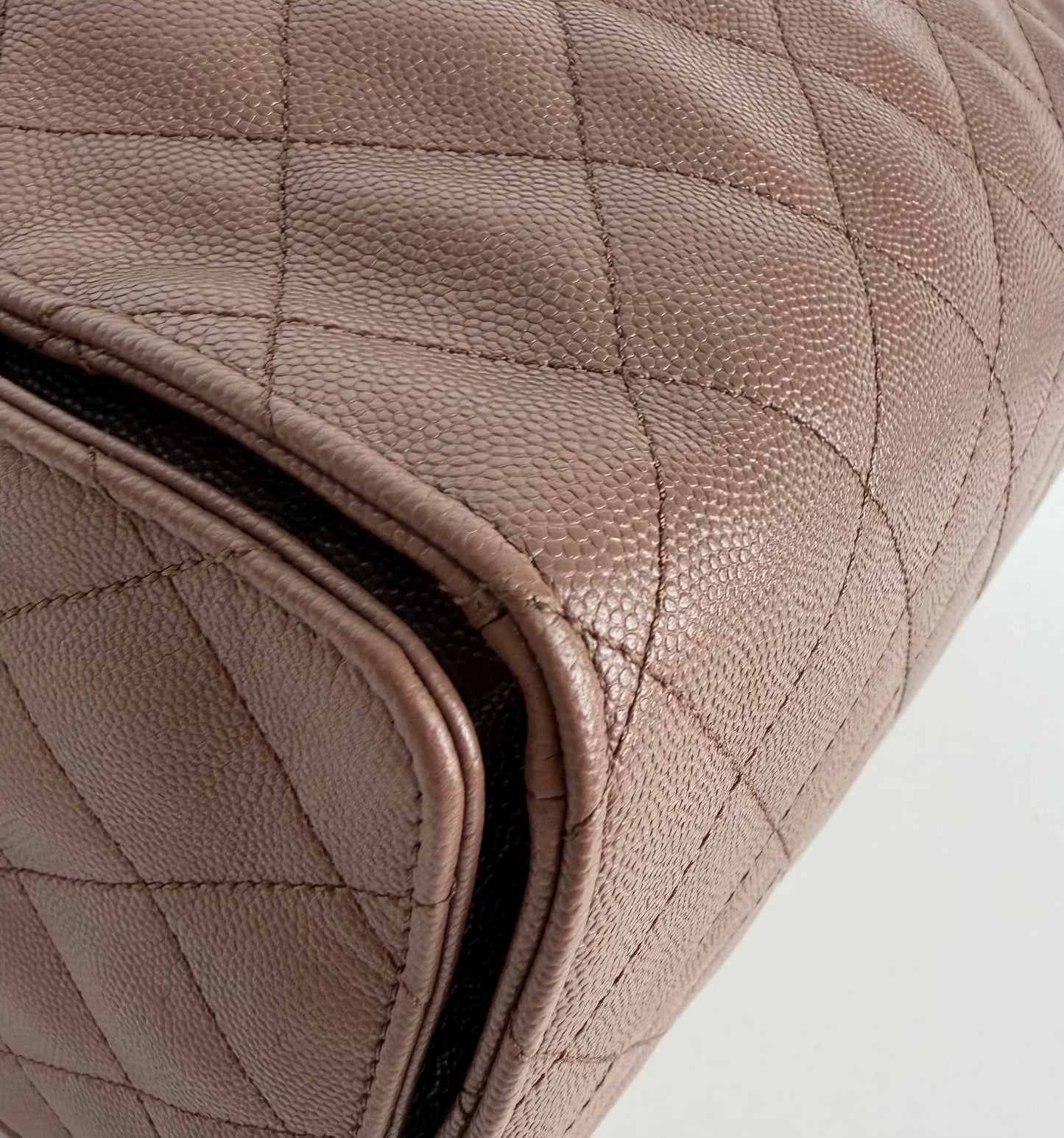 Chanel 25 Medium Hobo Bag Brown Caviar Leather 2026