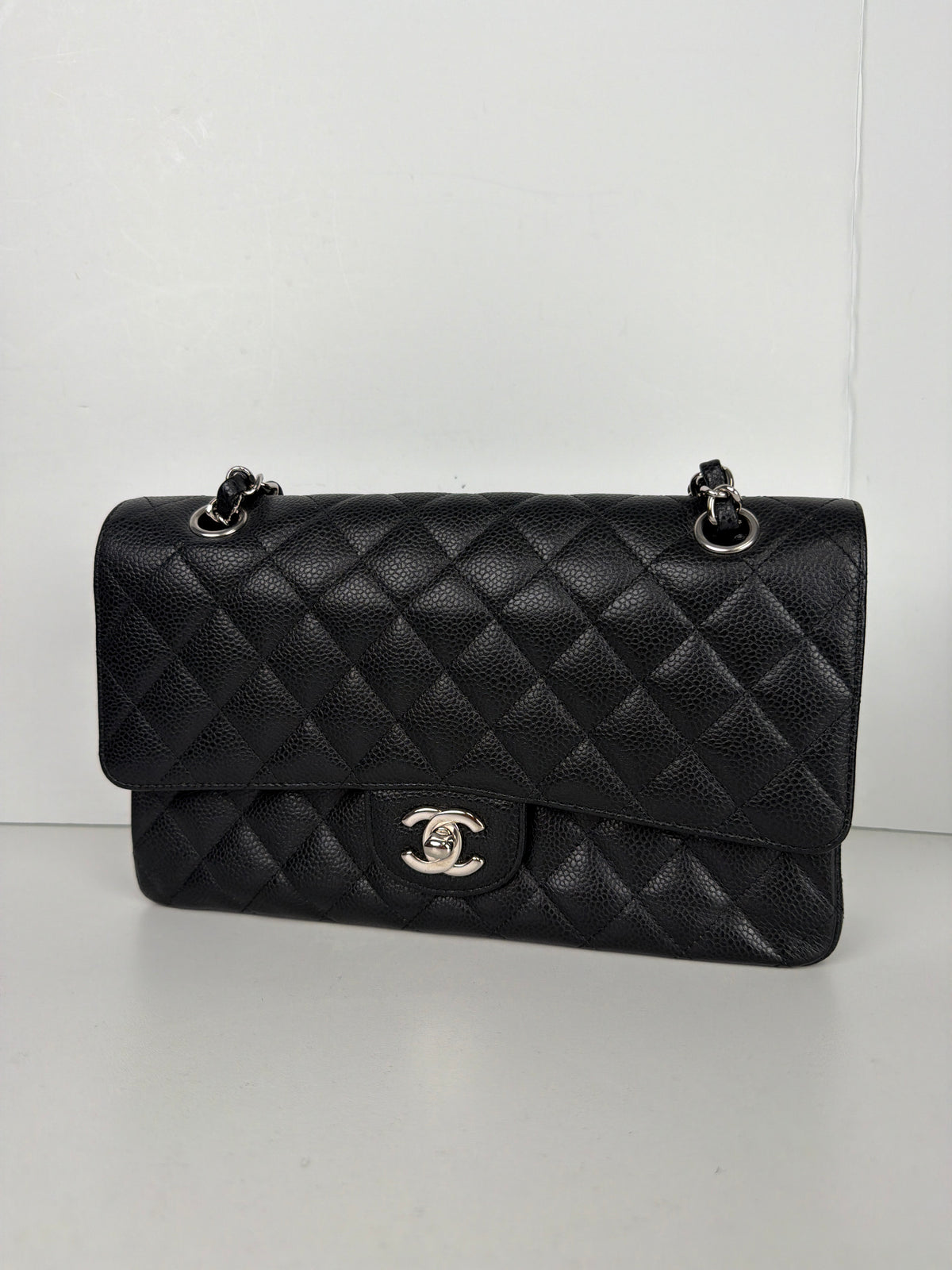 Chanel Timeless Classic Double Flap Caviar Medium 2012