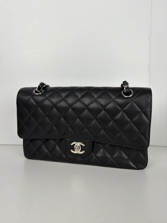 Chanel Timeless Classic Double Flap Caviar Medium 2012