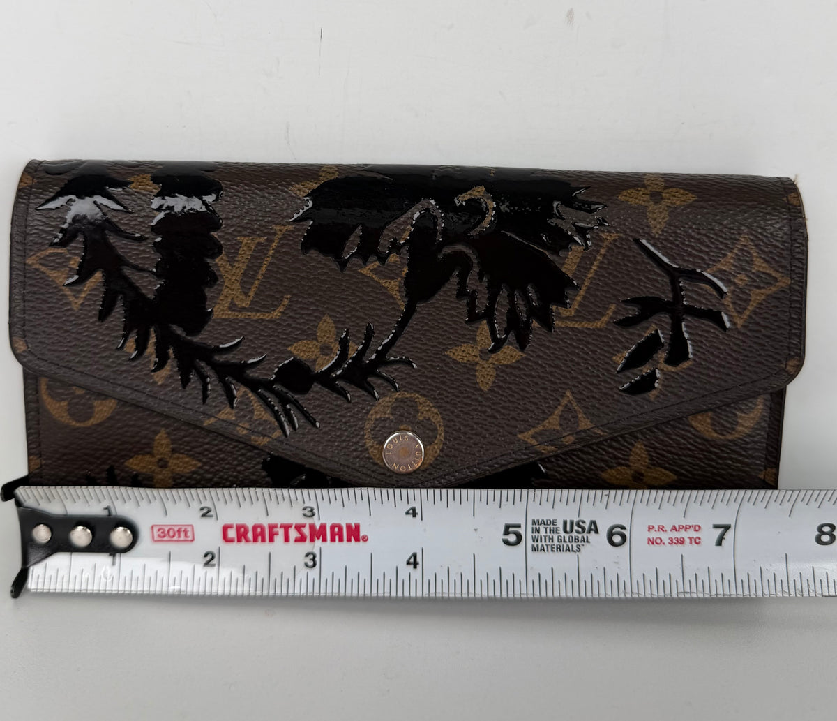 Louis Vuitton Monogram Blossom Sarah Wallet in Brown Monogram Coated Canvas 2018 K1