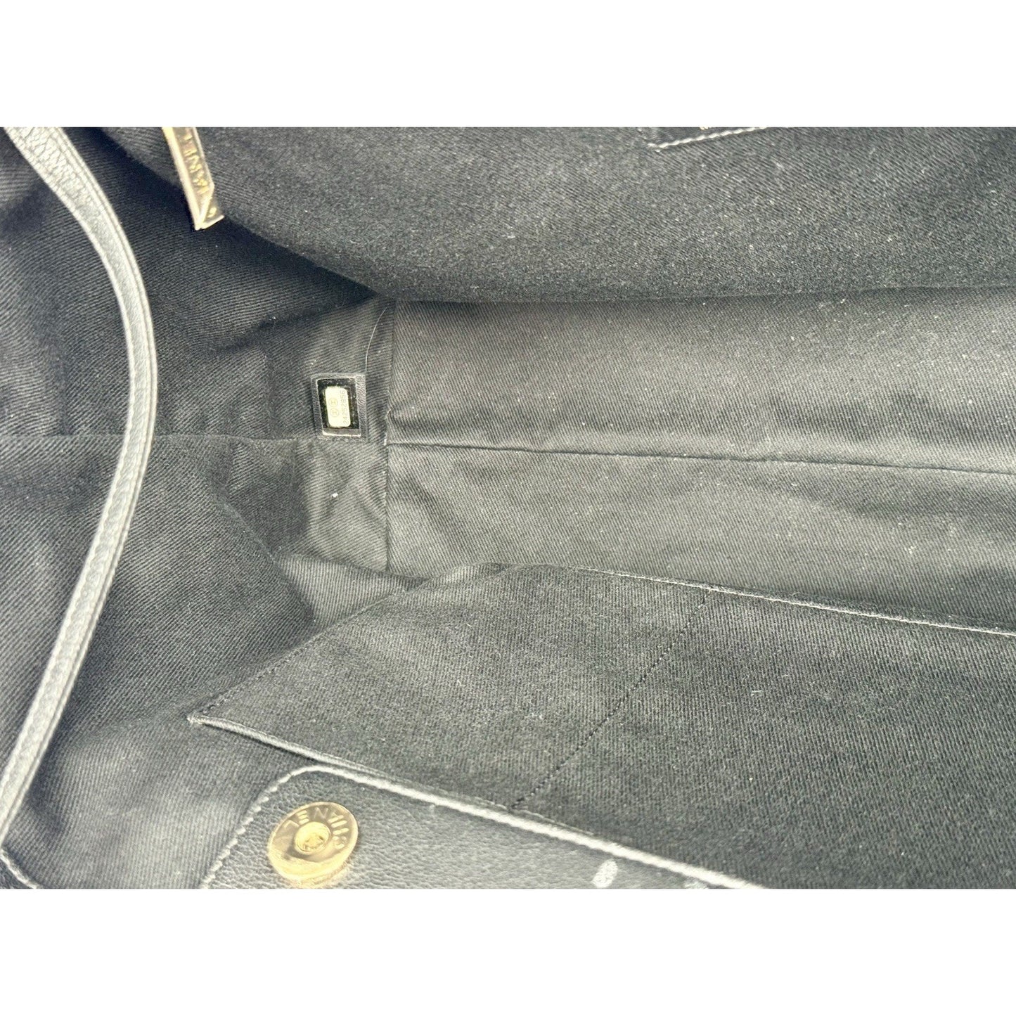 Chanel CC diamond-quilted tote bag in black calfskin & caviar leather