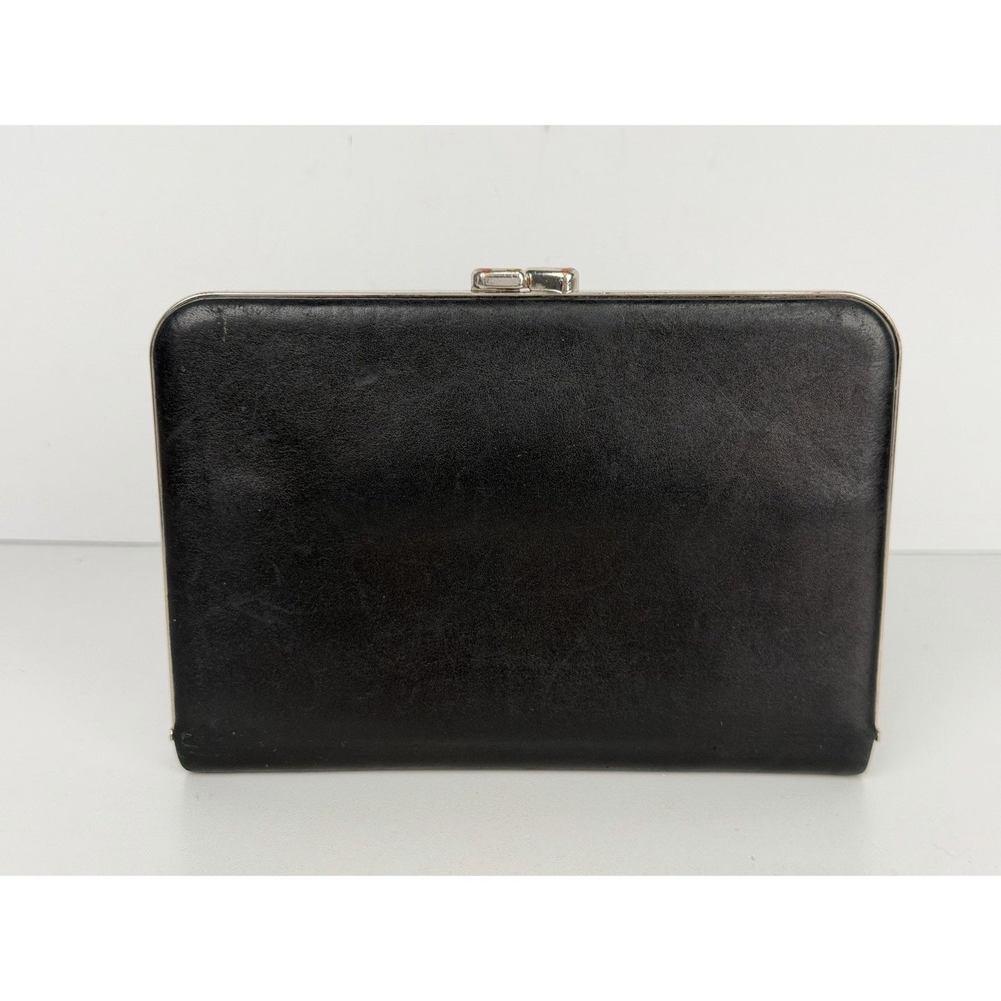 The Row Black Leather Minaudiere Women Clutch B4