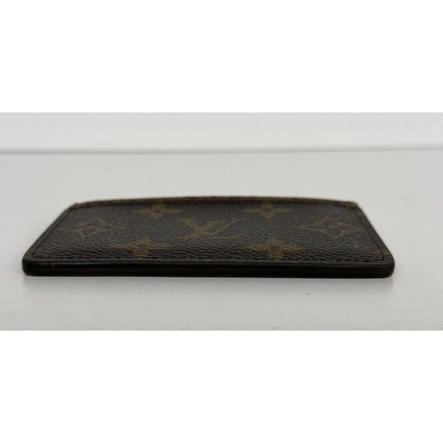 Louis Vuitton Reverse Monogram Card Holder Brown Coated Canvas NFC S11