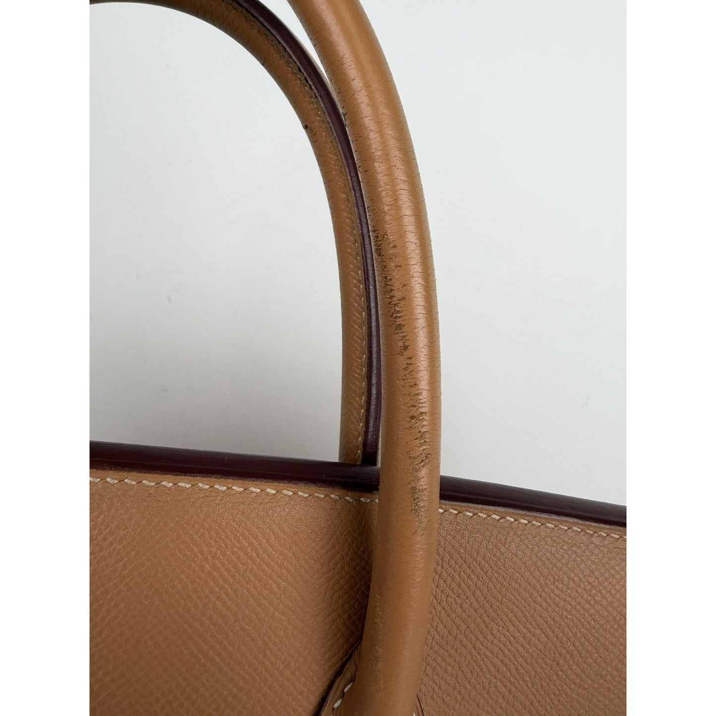 Hermès Birkin 40 Handbag Vintage in Gold Togo Leather 1999 C-7