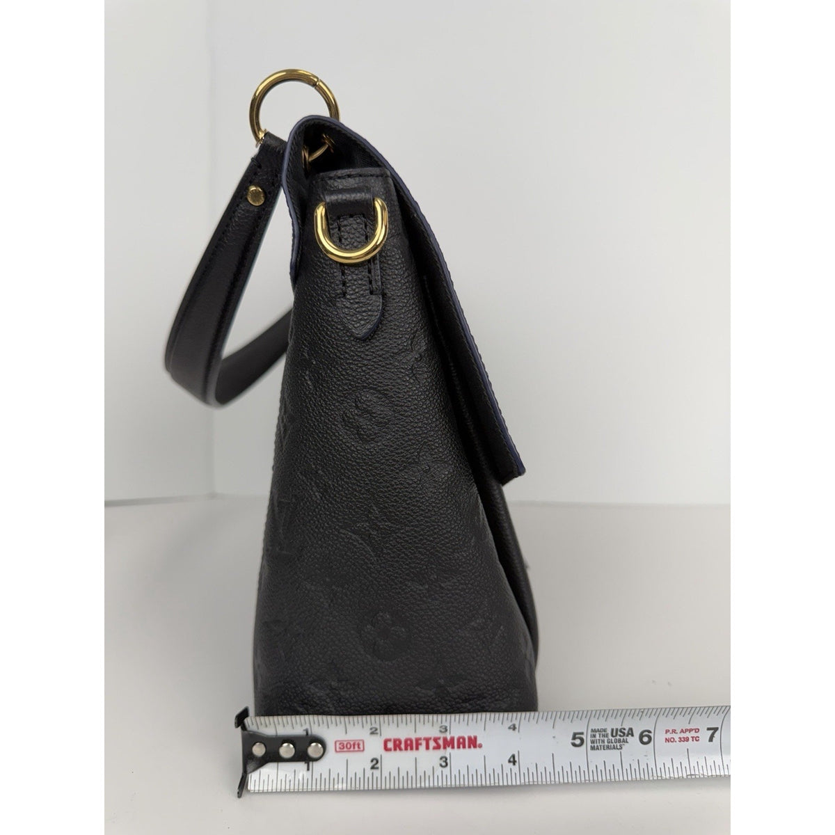 Louis Vuitton Blanche MM Top Handle Bag in Black Empreinte Leather 2018 E2