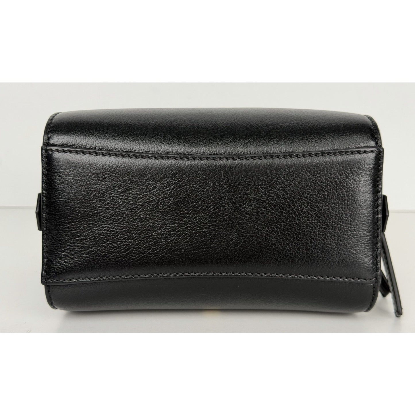 Givenchy Nano Antigona Cube Top Handle Bag in Black Shiny Leather