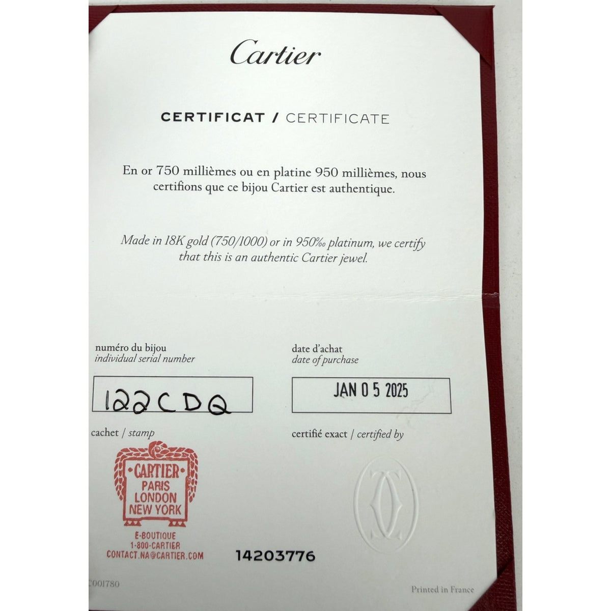 Cartier Clash de Cartier Mini Earrings in 18k White Gold