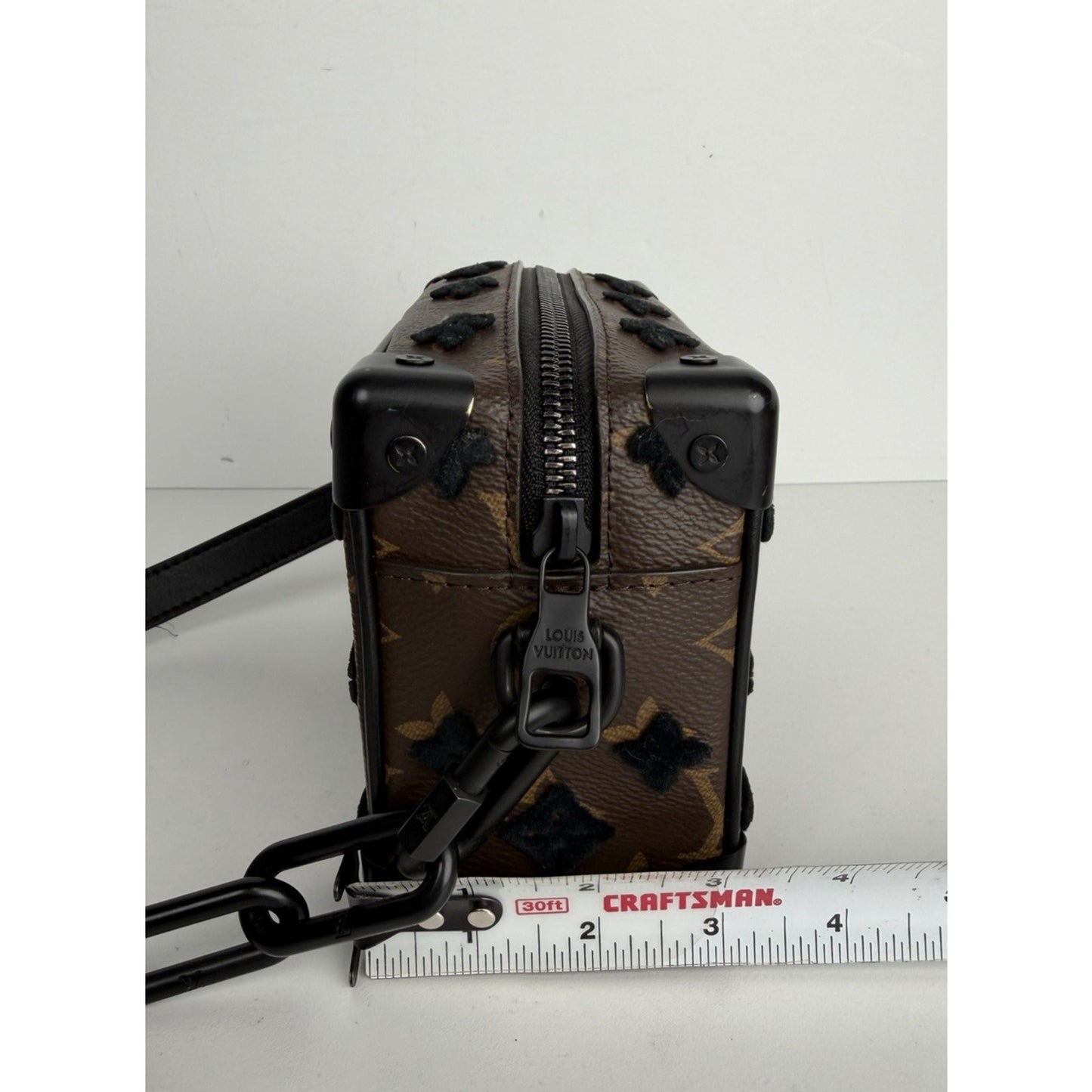 Louis Vuitton Mini Soft Trunk Bag in Brown Monogram Coated Canvas 2019 S03