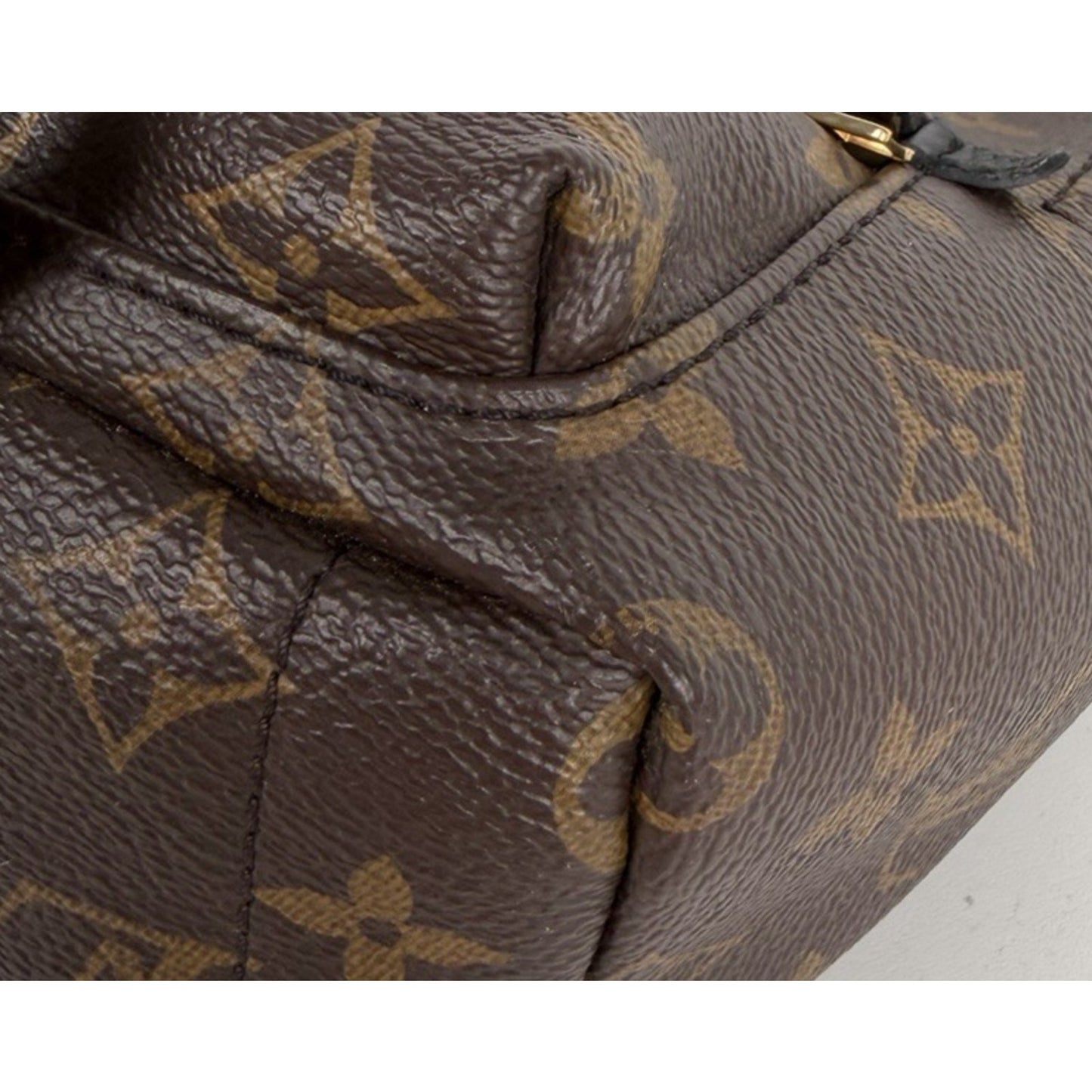 Louis Vuitton Palm Springs Mini Backpack Bag in Brown Coated Canvas 2020 D7