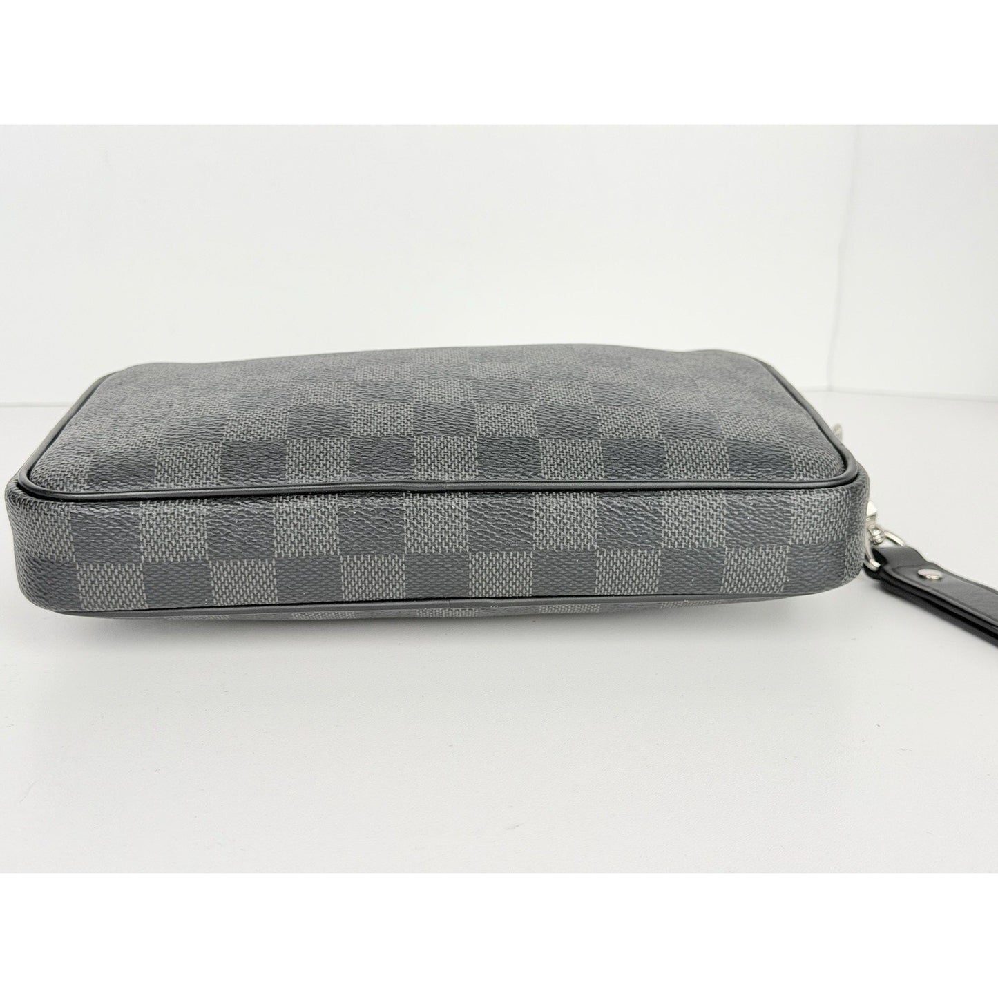 Louis Vuitton Kasai Clutch Black Canvas Damier Graphite Coated Canvas 2018 S17