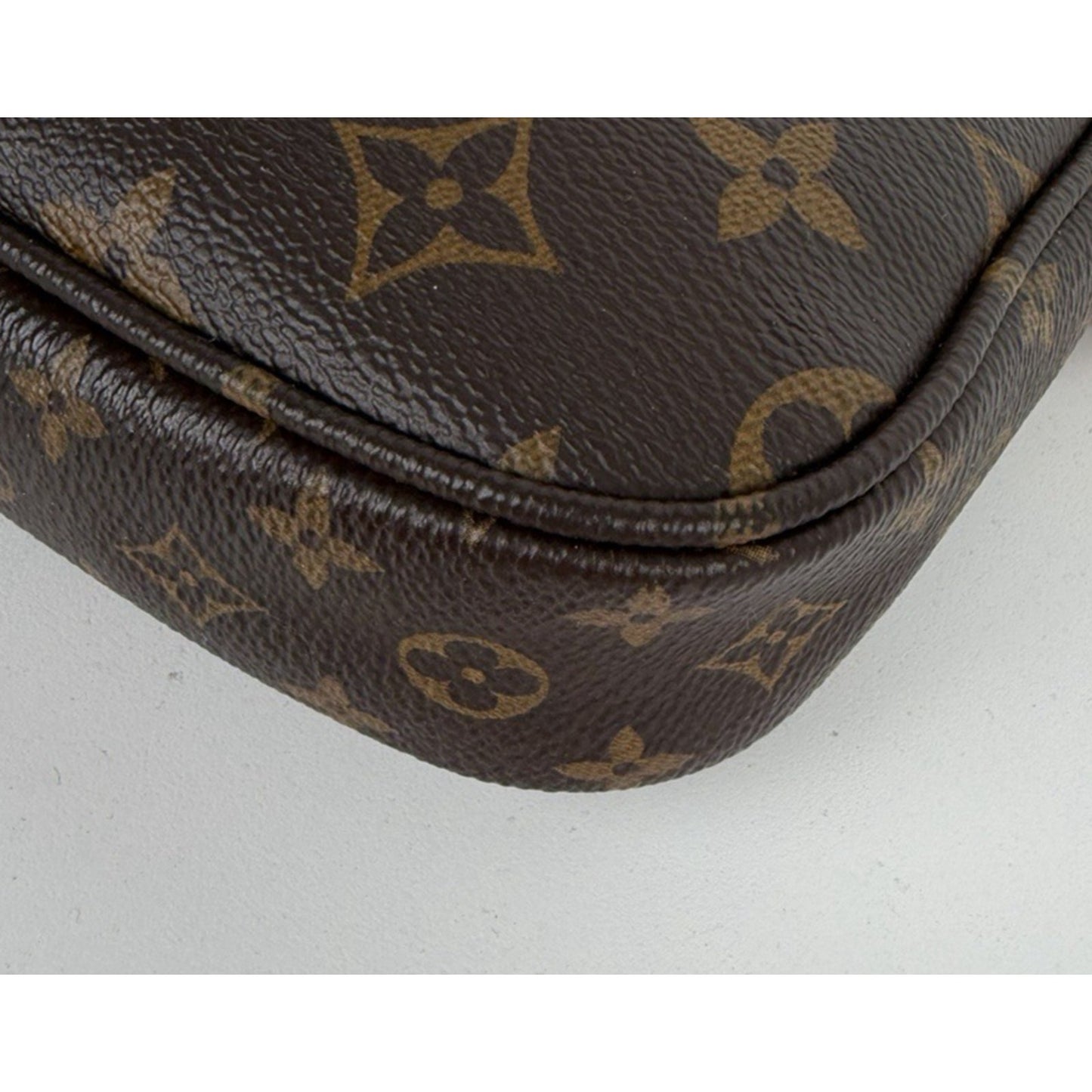 Louis Vuitton Multi Pochette Accessoires Bag in Brown Coated Canvas NFC S-08