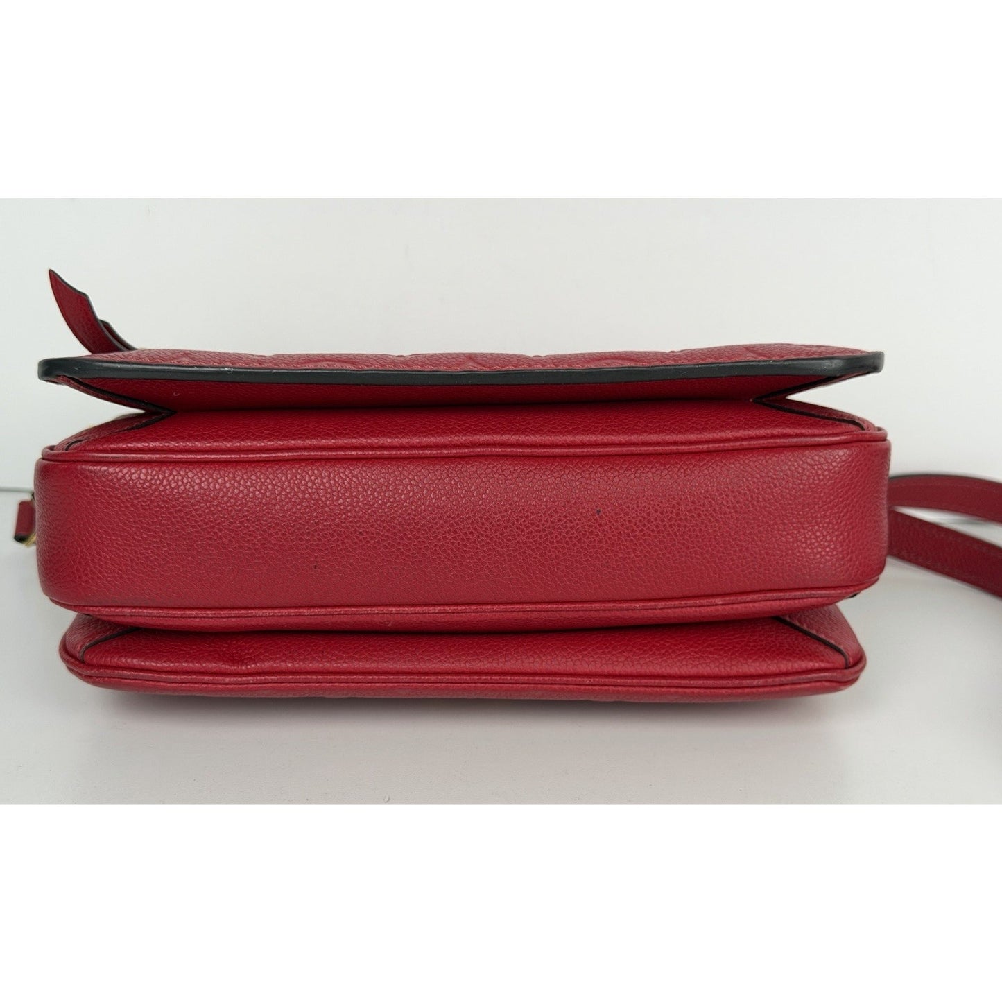 Louis Vuitton Pochette Metis Shoulder Bag Red Monogram Empreinte Leather 2018 B5