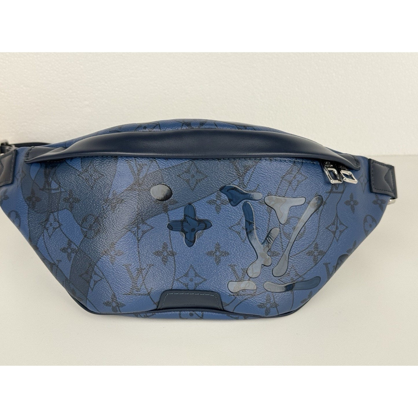 Louis Vuitton Monogram Blue Aqua Garden Discovery Bum Bag PM Body Bag A1