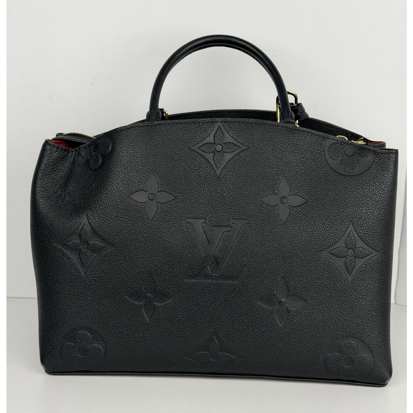 Louis Vuitton Grand Palais Shoulder Bag Black Monogram Empreinte Leather NFC F1