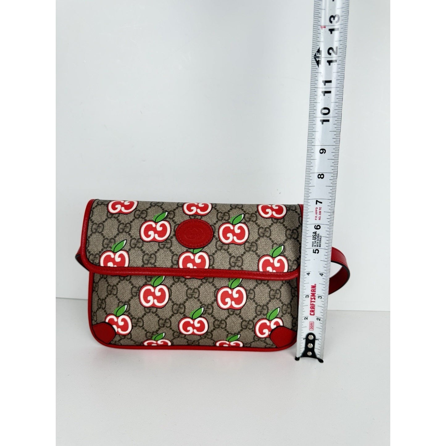 Gucci Apple Interlocking G Belt Bag in GG Supreme Monogram Coated Canvas S11