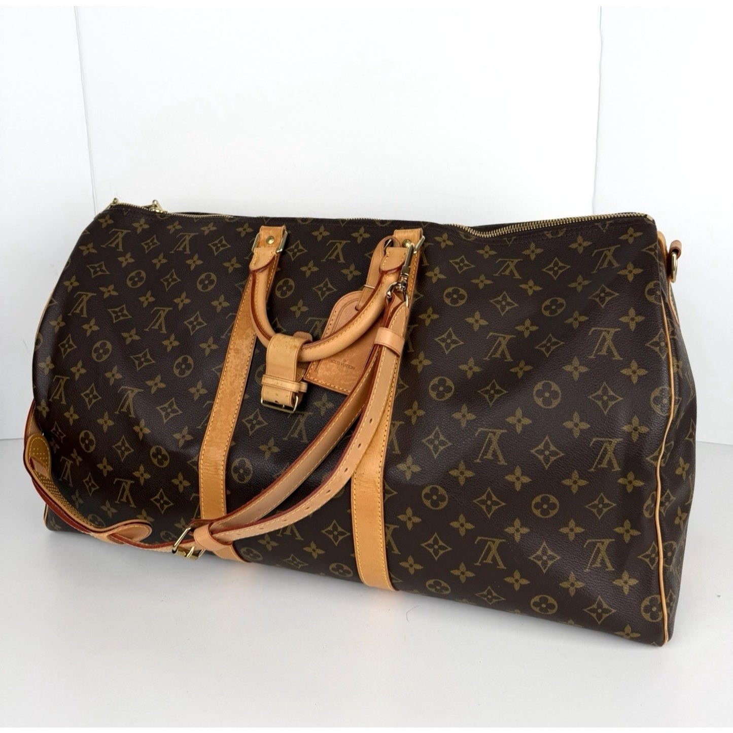Louis Vuitton Monogram Keepall Travel Duffle Bag 55 in LV Monogram Canvas 2000 S