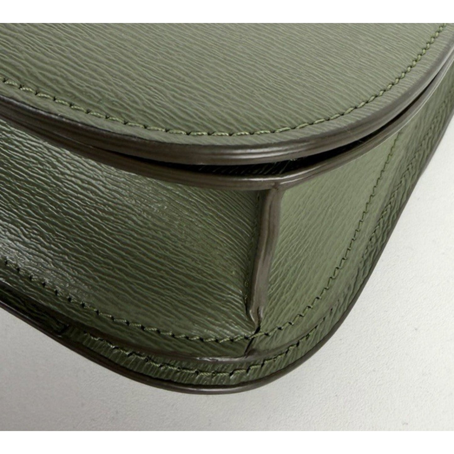 Celine Classic Box Flap Medium Bag in Light Khaki Liege Calfskin Leather S