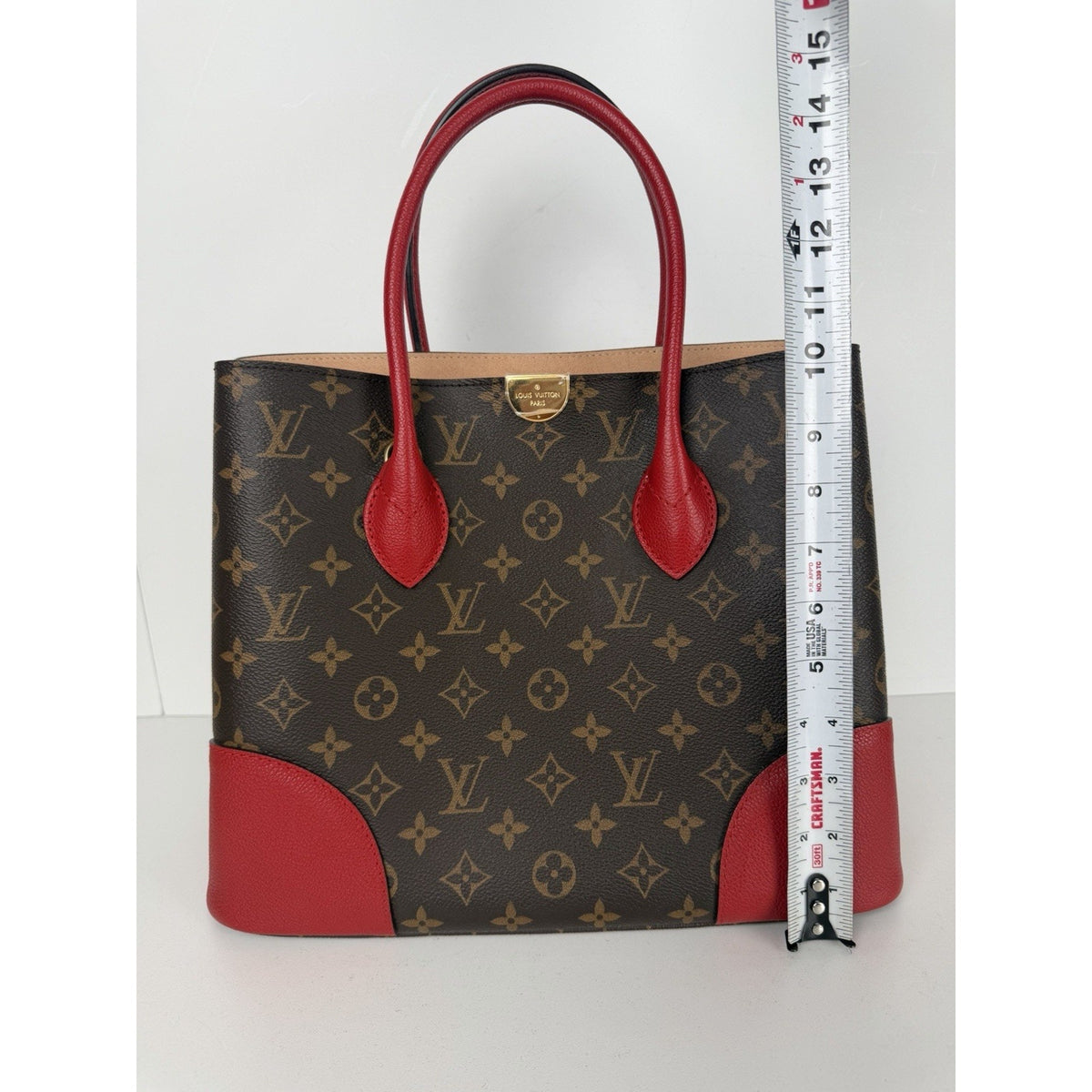 Louis Vuitton Flandrin Tote Bag in Brown LV Monogram Coated Canvas 2017 S-02