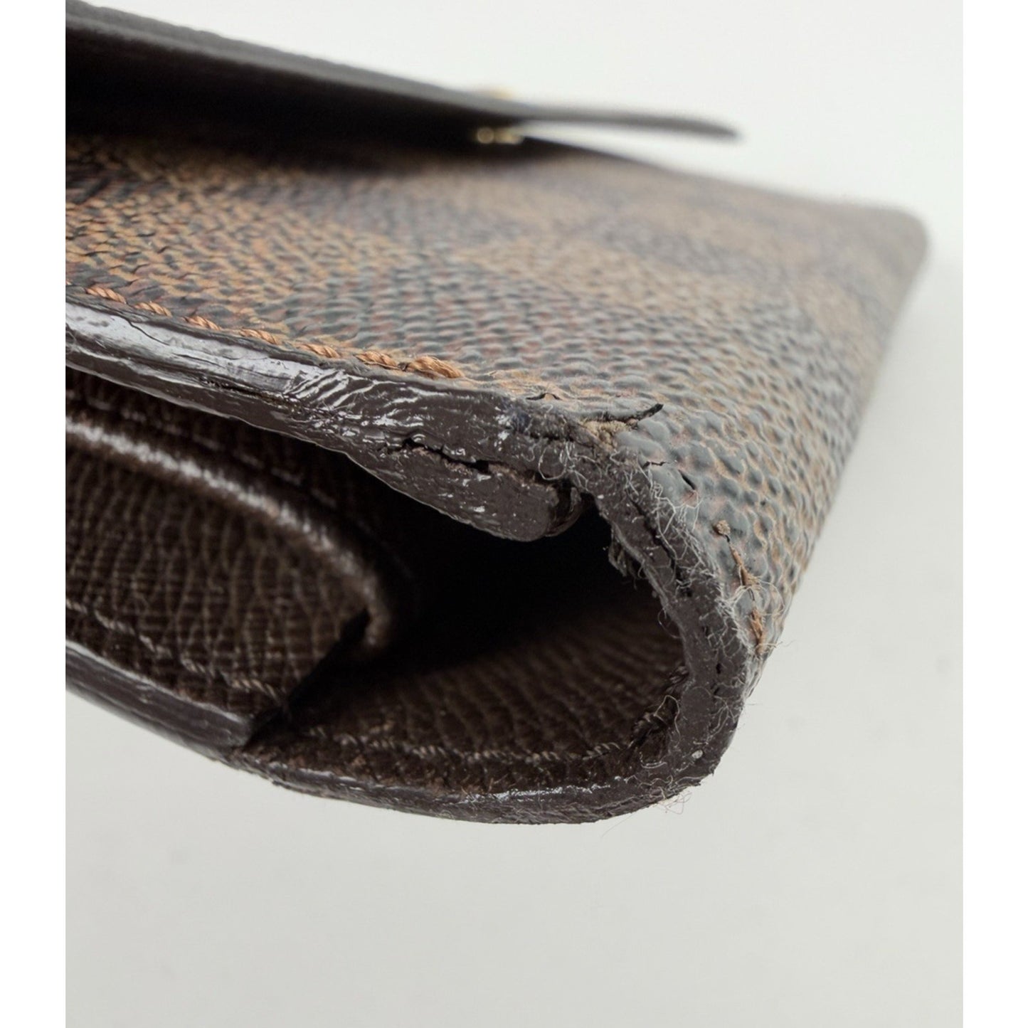 Louis Vuitton Sarah Wallet in Damier Ebene Coated Canvas 2003