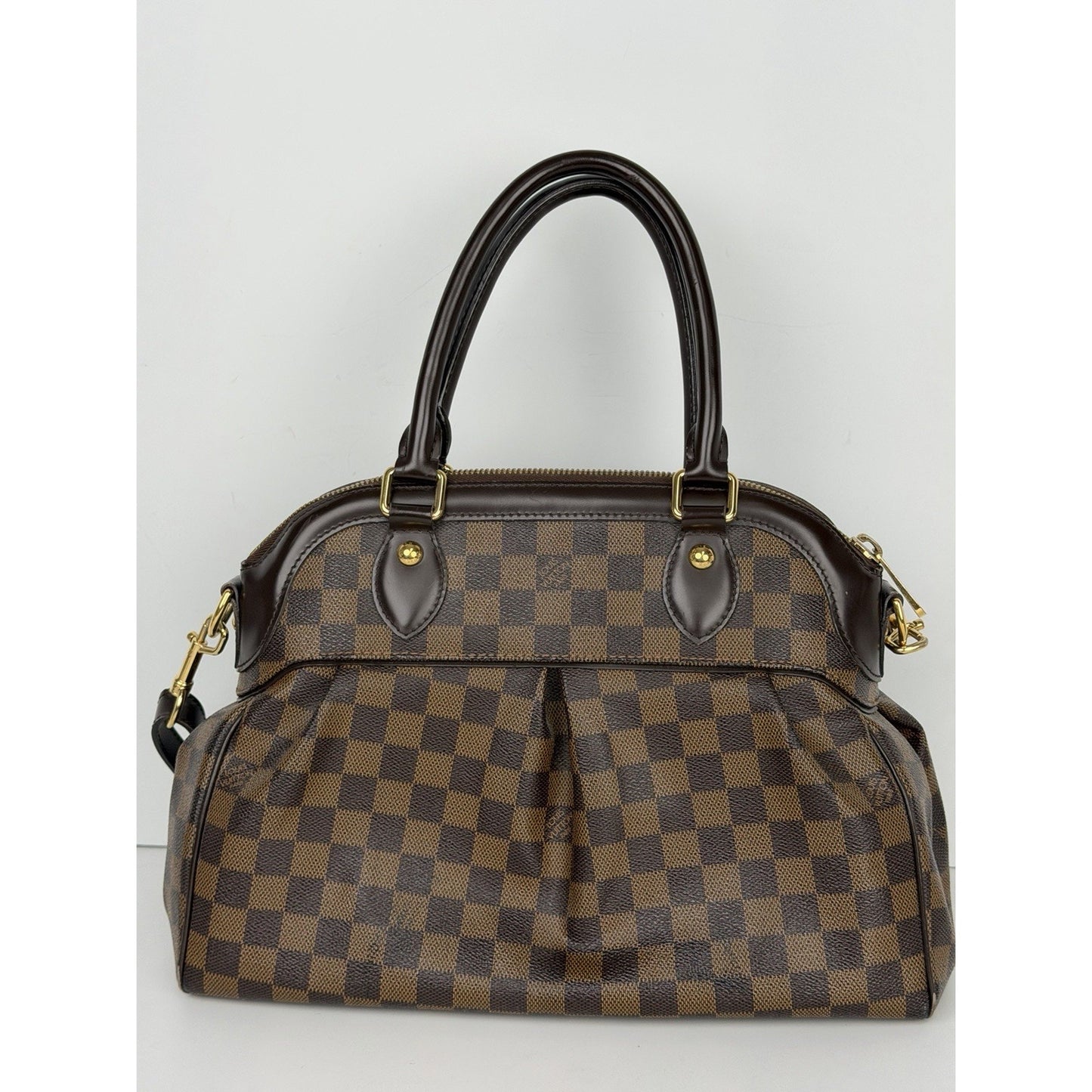 Louis Vuitton Trevi PM Handle Bag in Damier Ebene Coated Canvas 2013