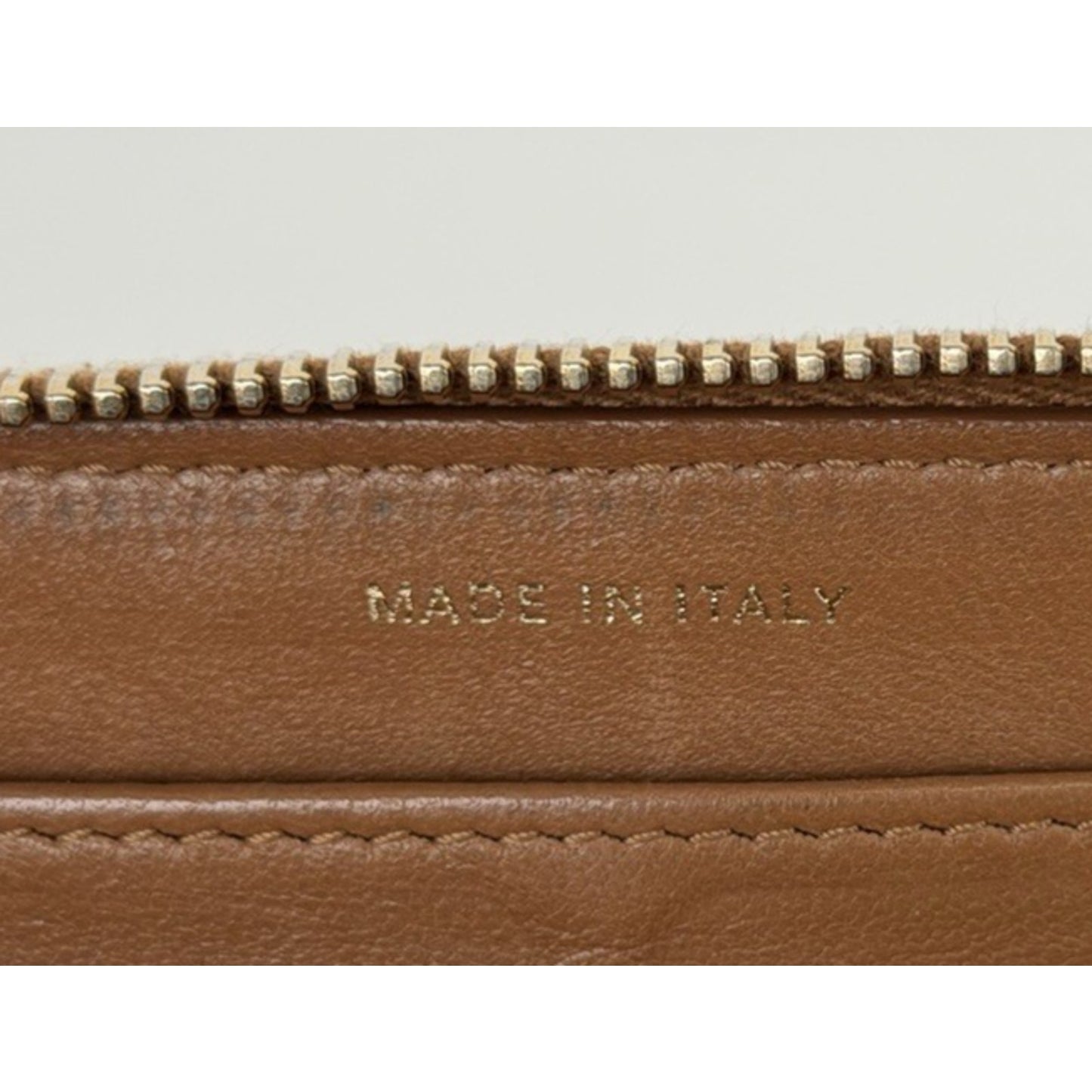 Chanel Timeless Quilted Leather Zip Around Wallet Brown with Gold Hardware