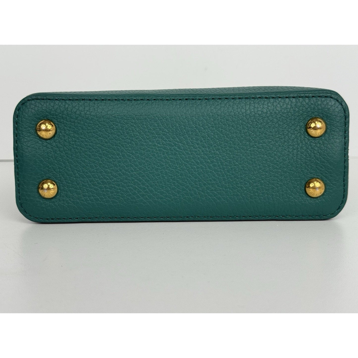 Louis Vuitton Capucines BB Python & Leather Bag Emerald Green with Gold HW B-2