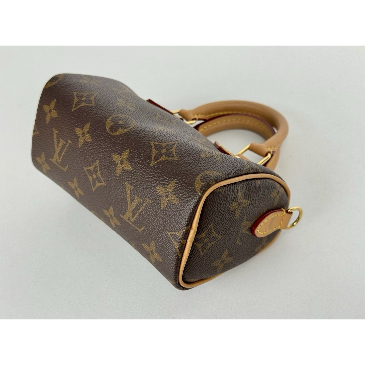 Louis Vuitton Nano Speedy Monogram Canvas Handbag