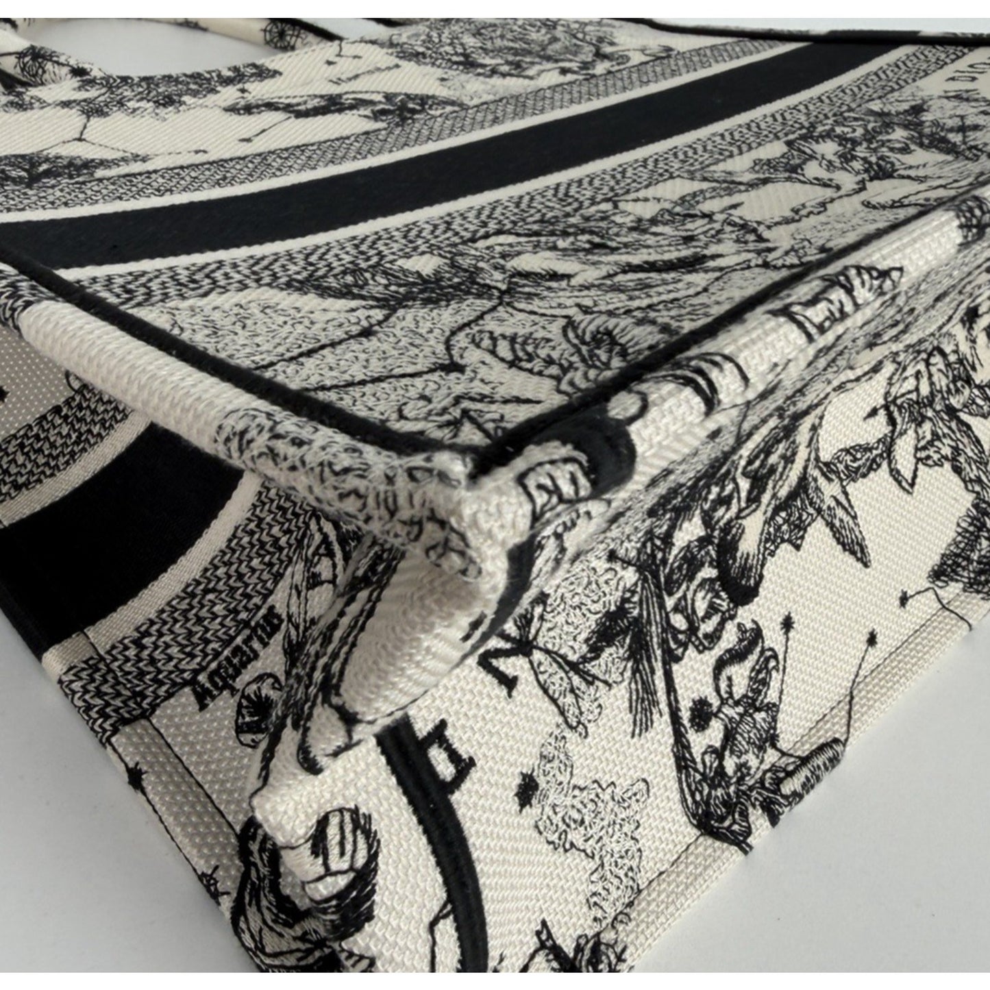 Christian Dior Book Tote Medium Bag in the Toile De Jouy Zodiac Embroidery B3