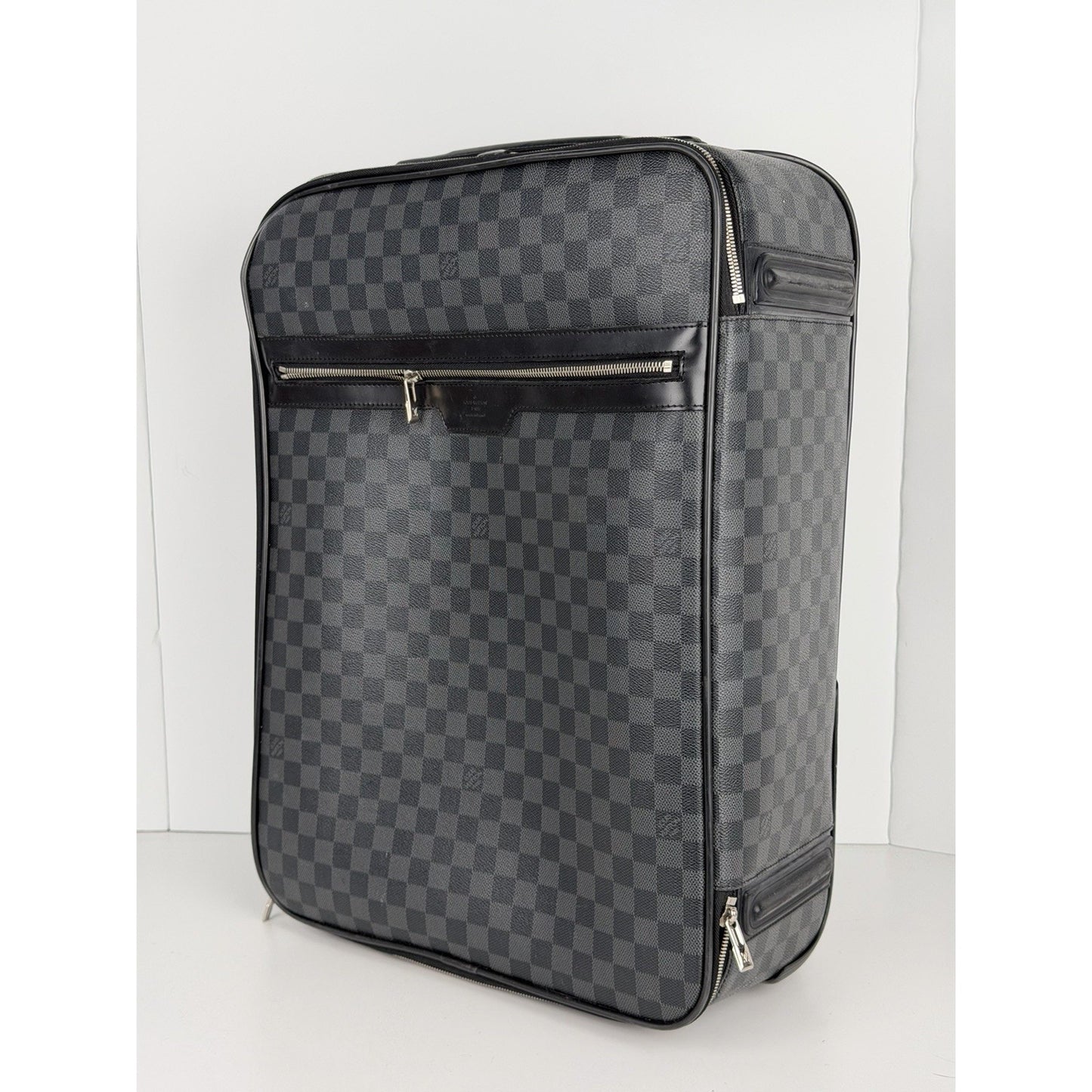 Louis Vuitton Pegase Carry-On Suitcase 55 in Damier Graphite Coated Canvas